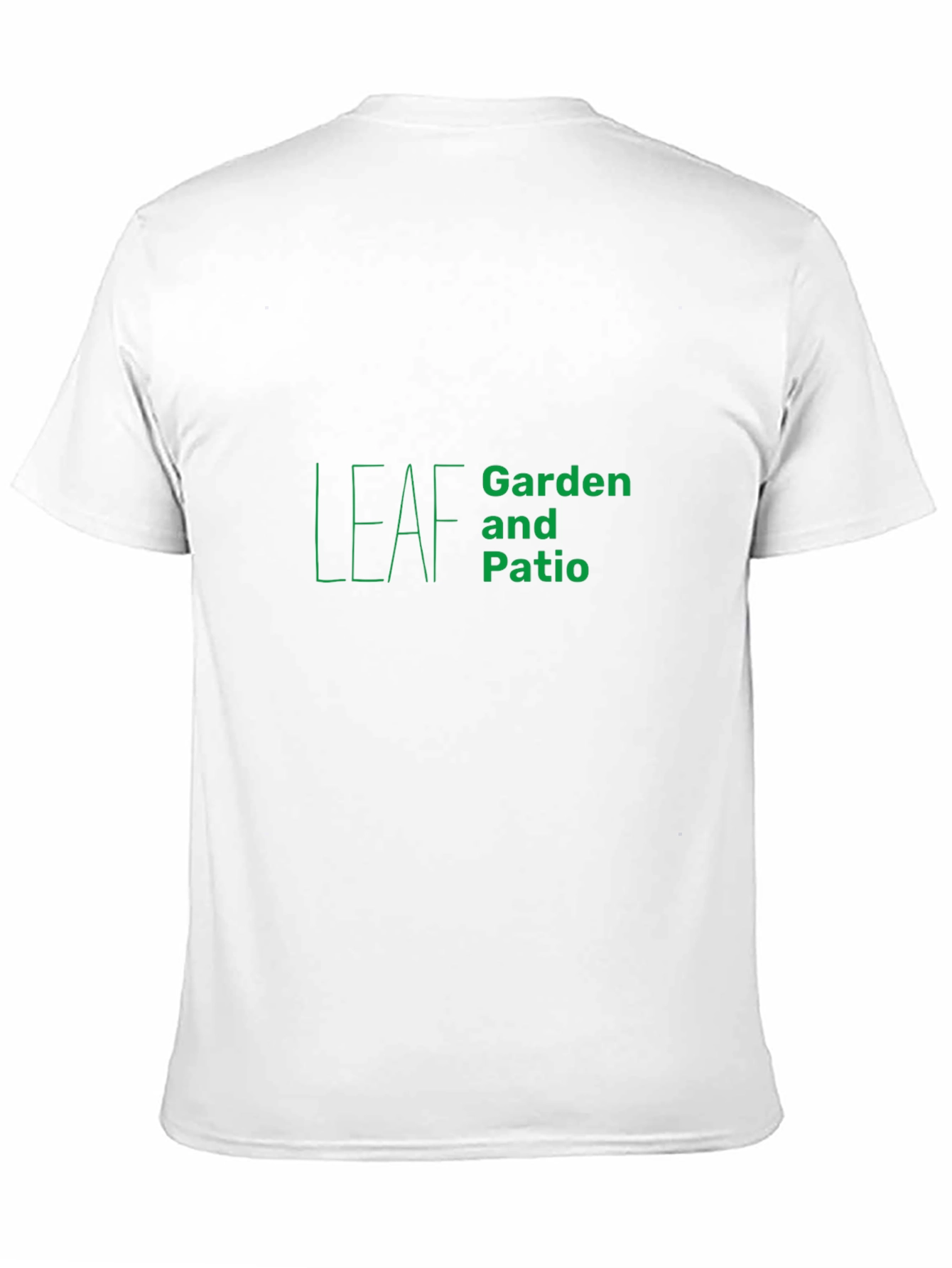 Leaf Garden & Patio Black T-Shirt
