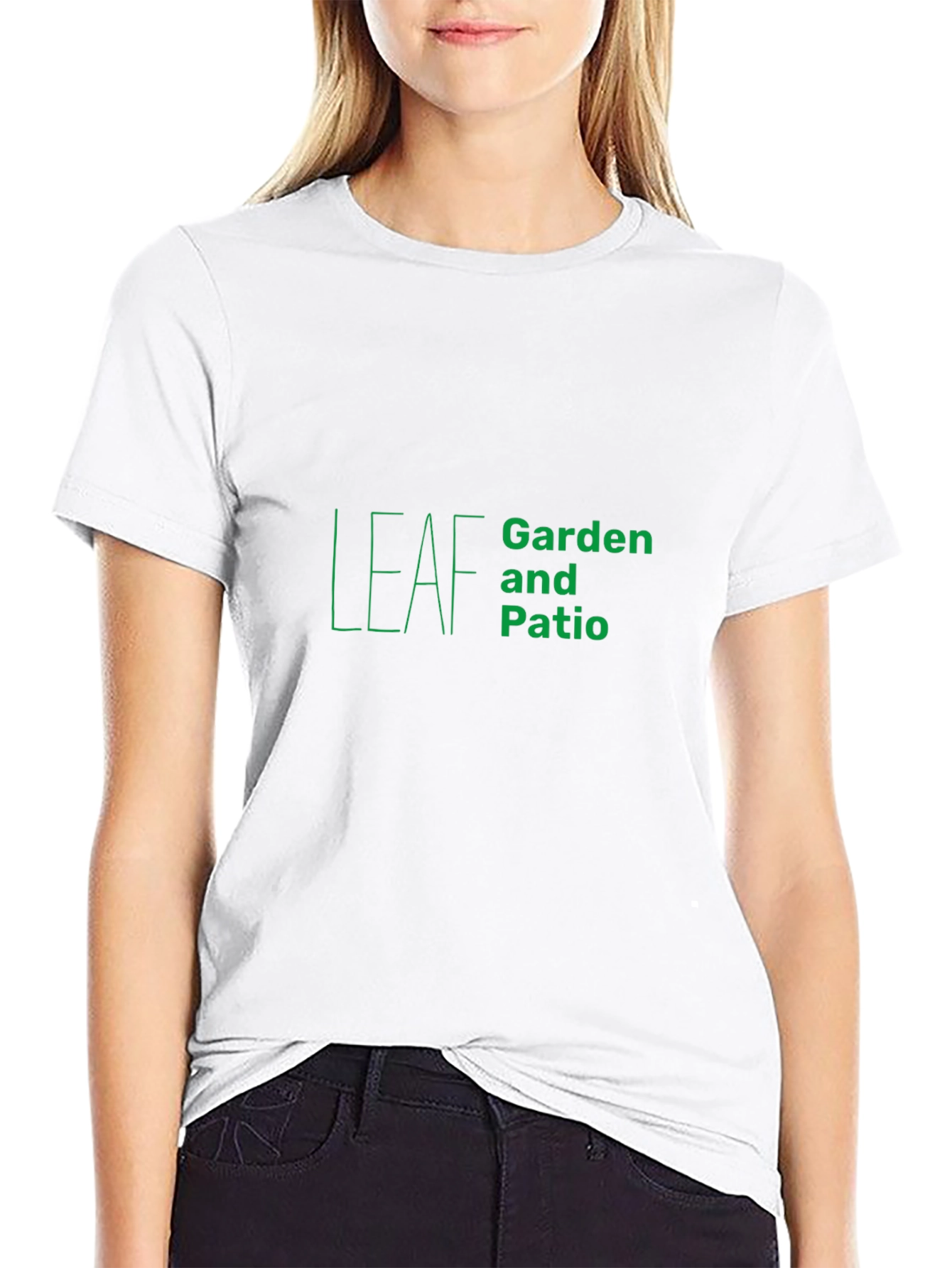 Leaf Garden & Patio Black T-Shirt