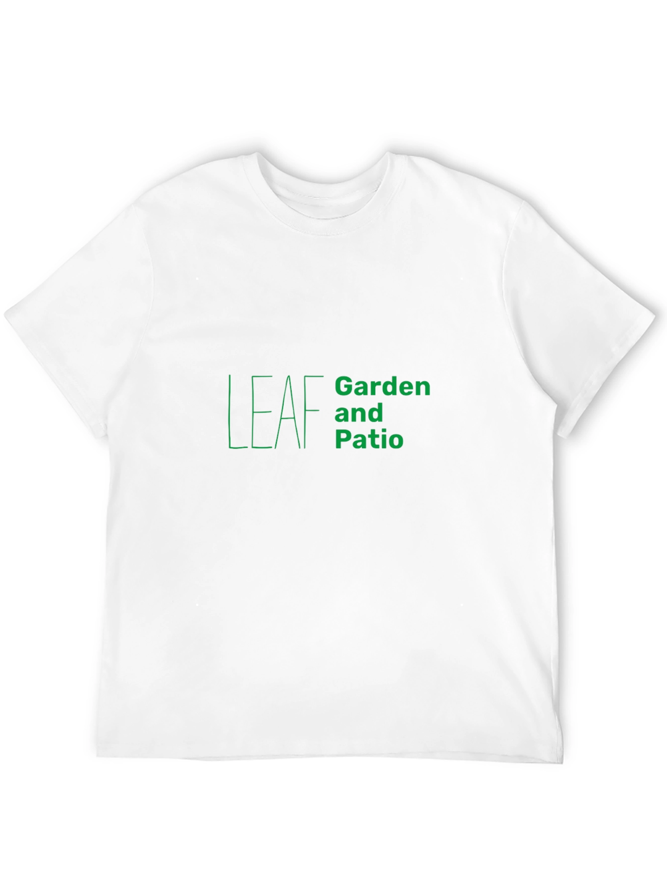 Leaf Garden & Patio Black T-Shirt