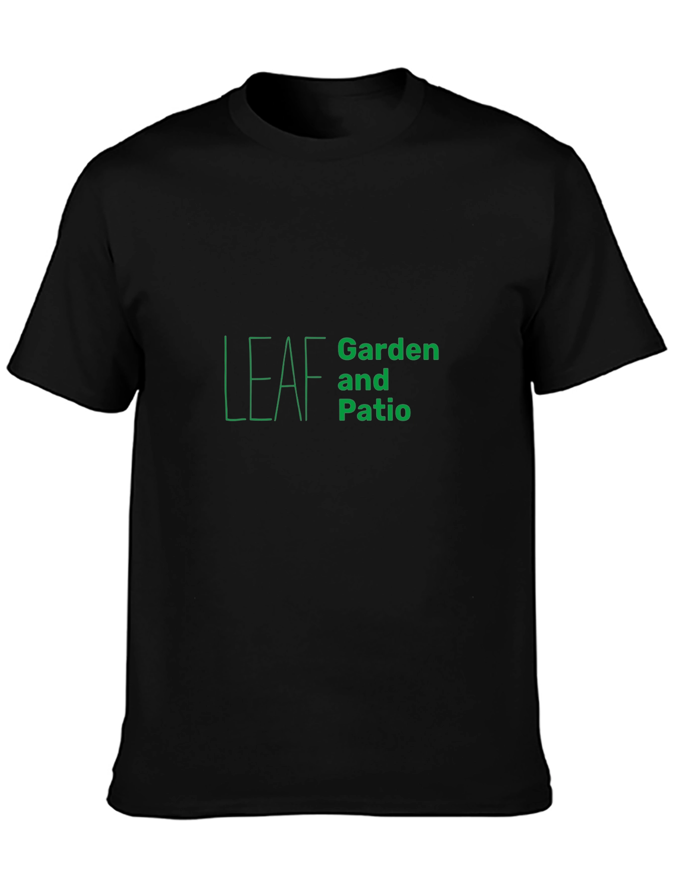 Leaf Garden & Patio Black T-Shirt
