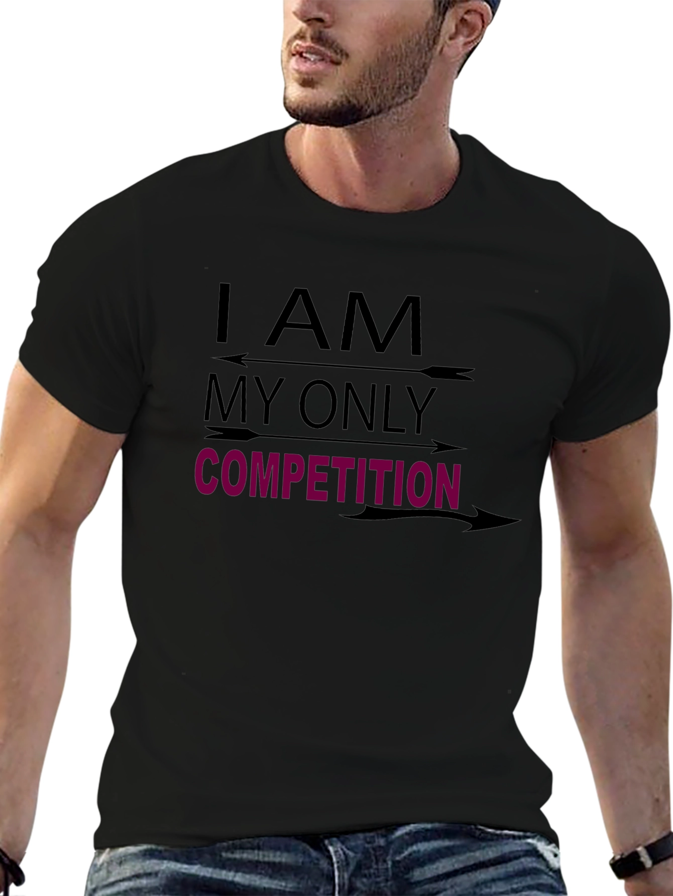 I AM MY ONLY COMPETITION Graphic Tee