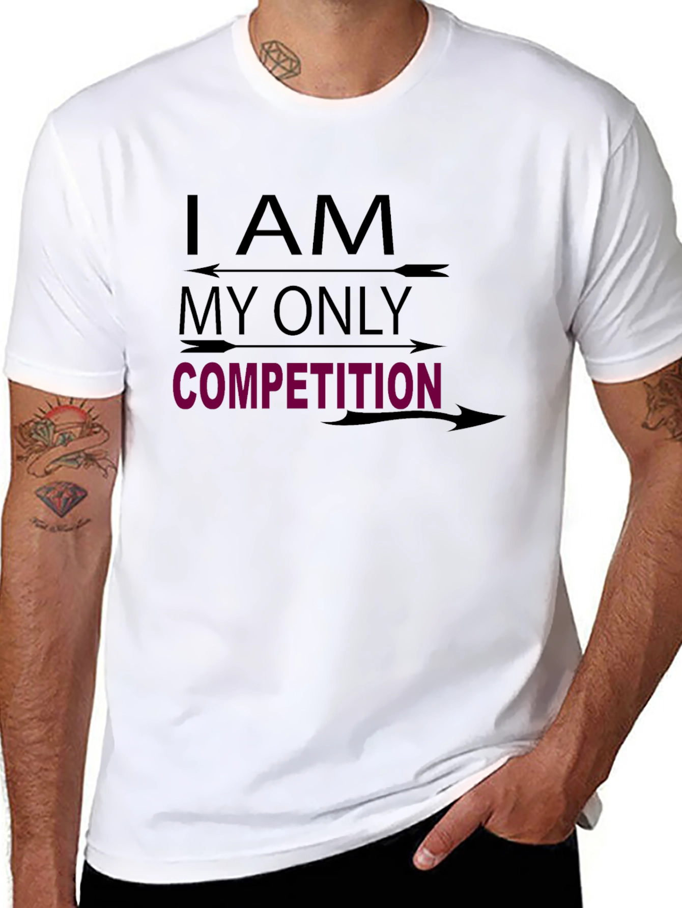I AM MY ONLY COMPETITION Graphic Tee