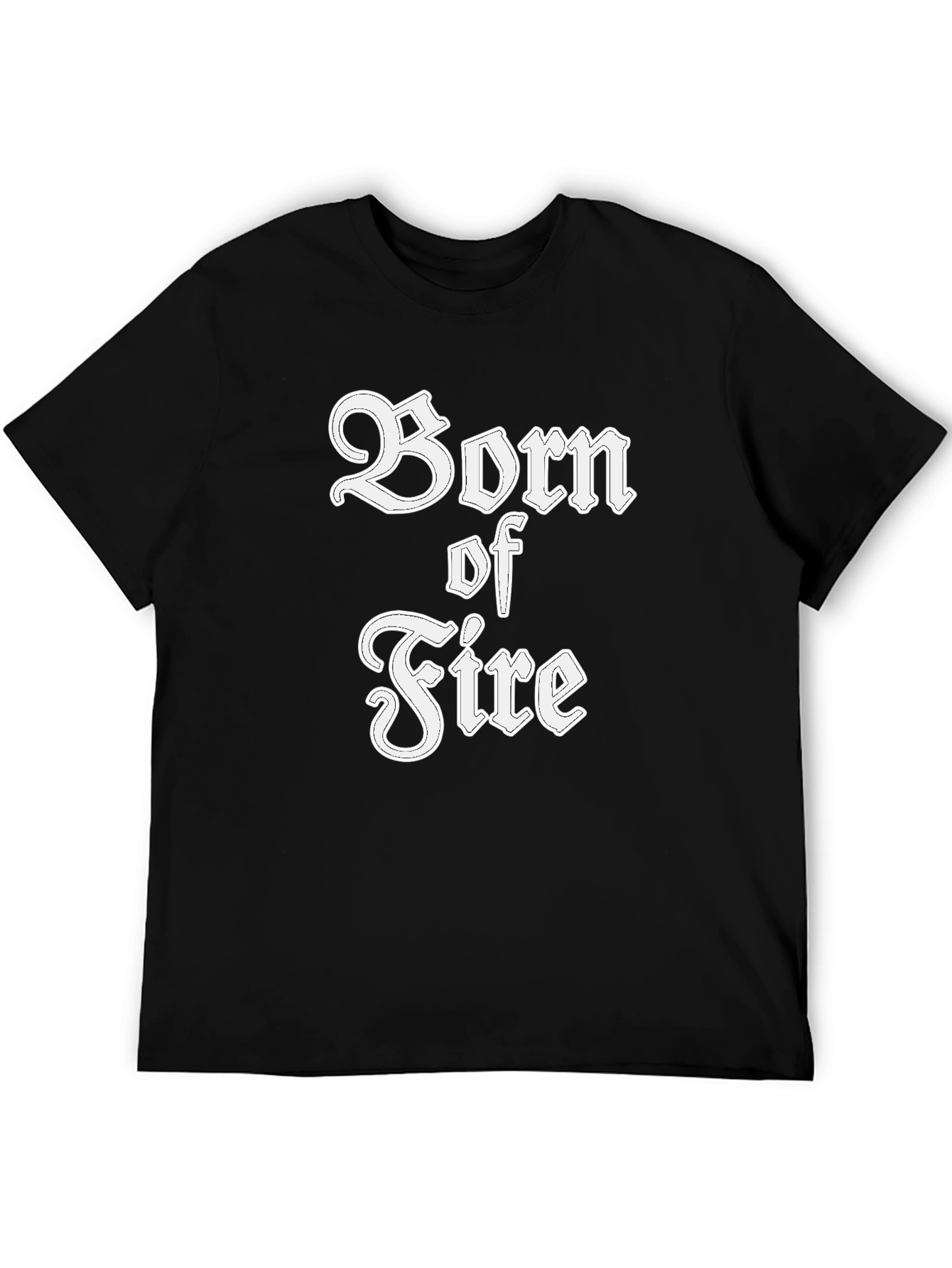 Born of Fire T-Shirt - Black Graphic Tee
