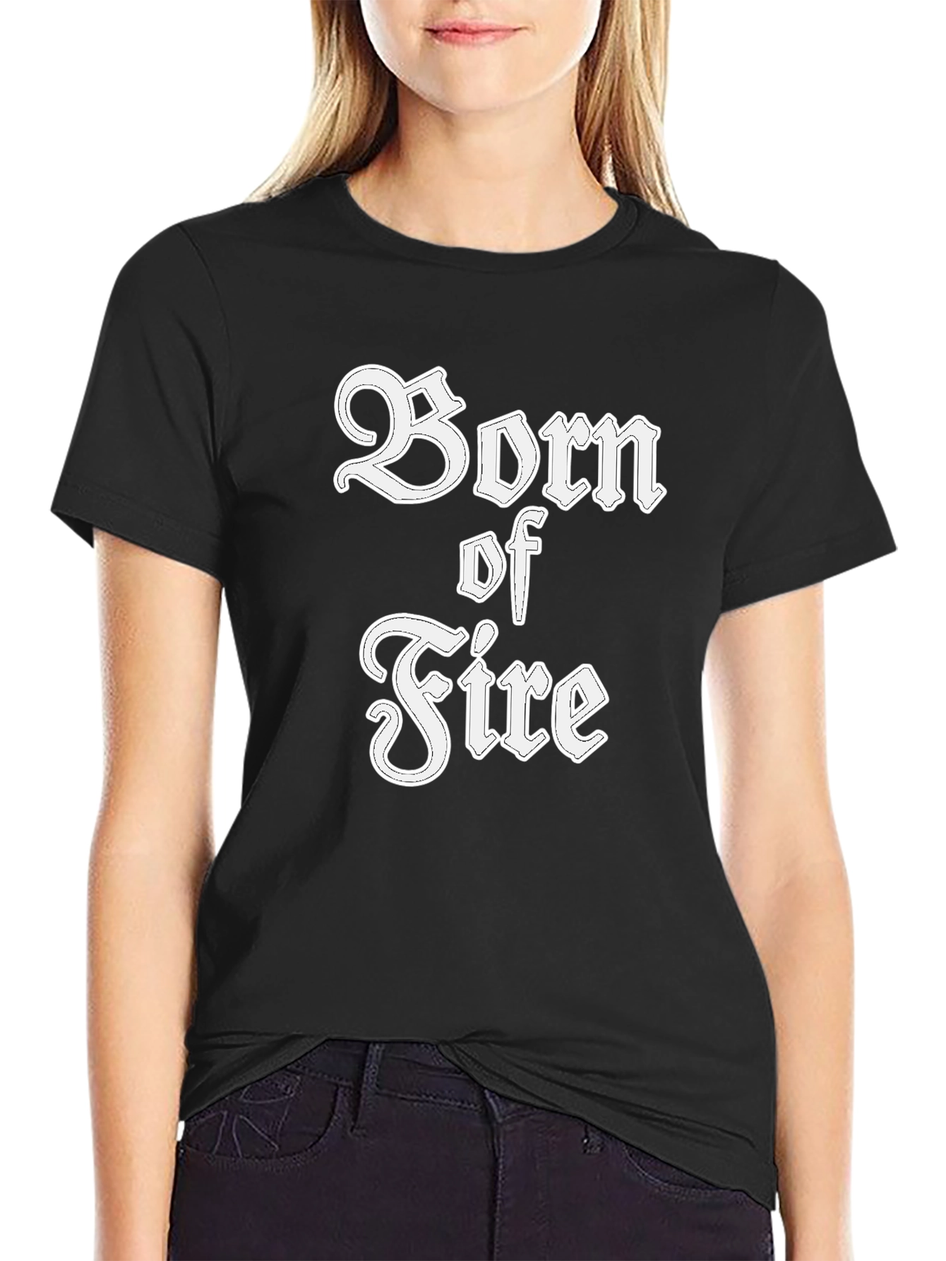 Born of Fire T-Shirt - Black Graphic Tee