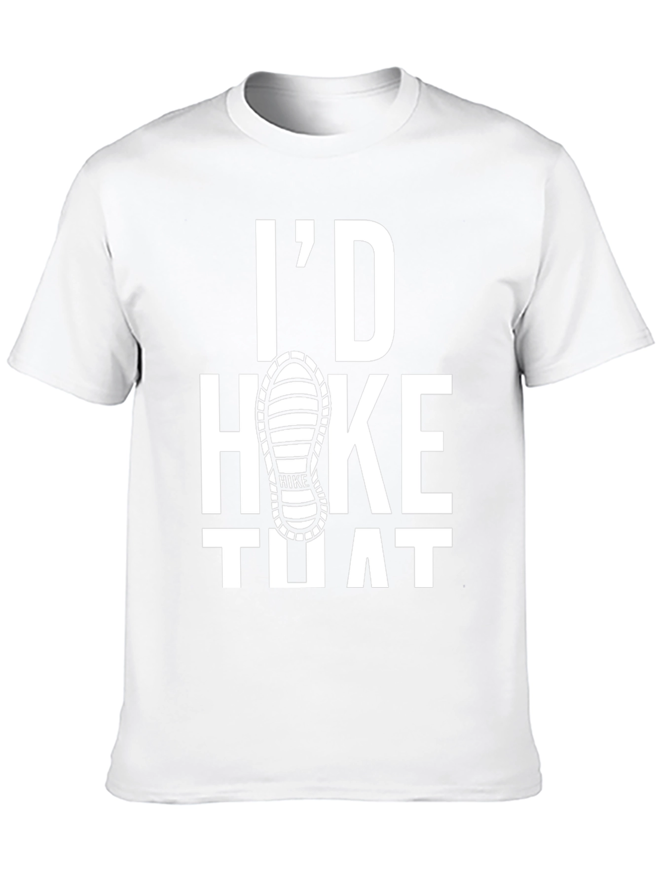 Id Hike That Graphic Tee - Black Cotton T-Shirt