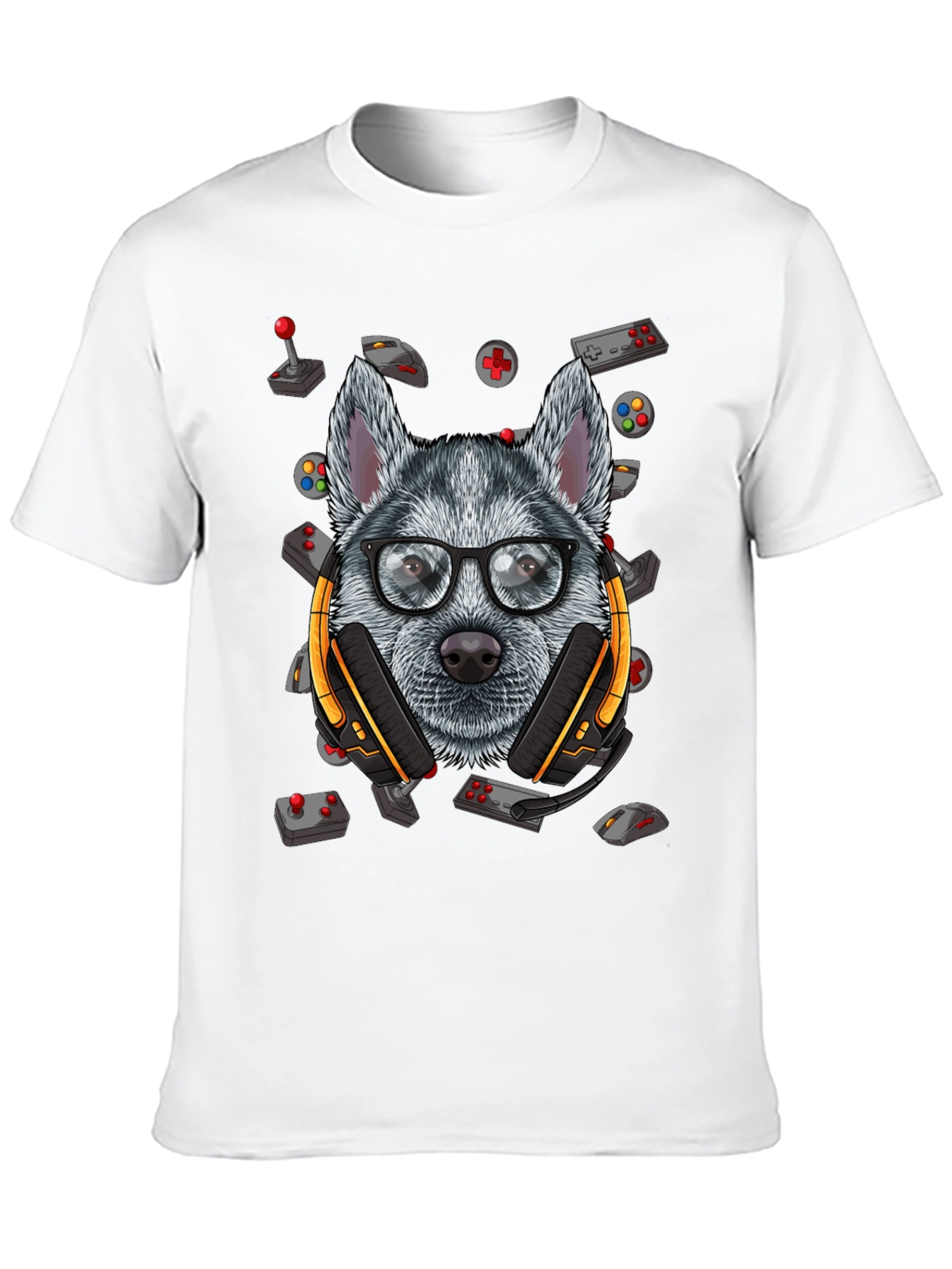 Gamer Dog T-Shirt - Cool Canine Gamer