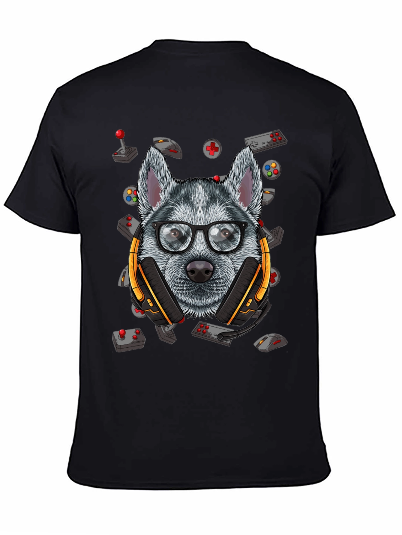 Gamer Dog T-Shirt - Cool Canine Gamer