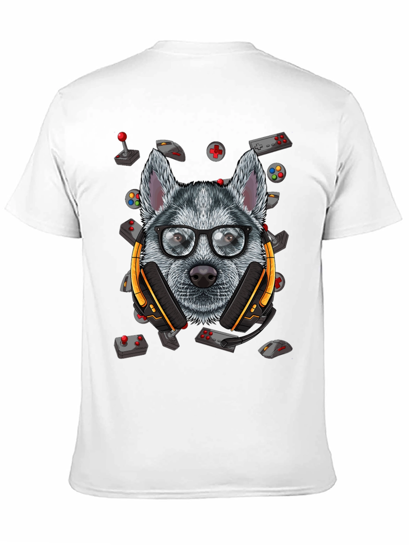 Gamer Dog T-Shirt - Cool Canine Gamer