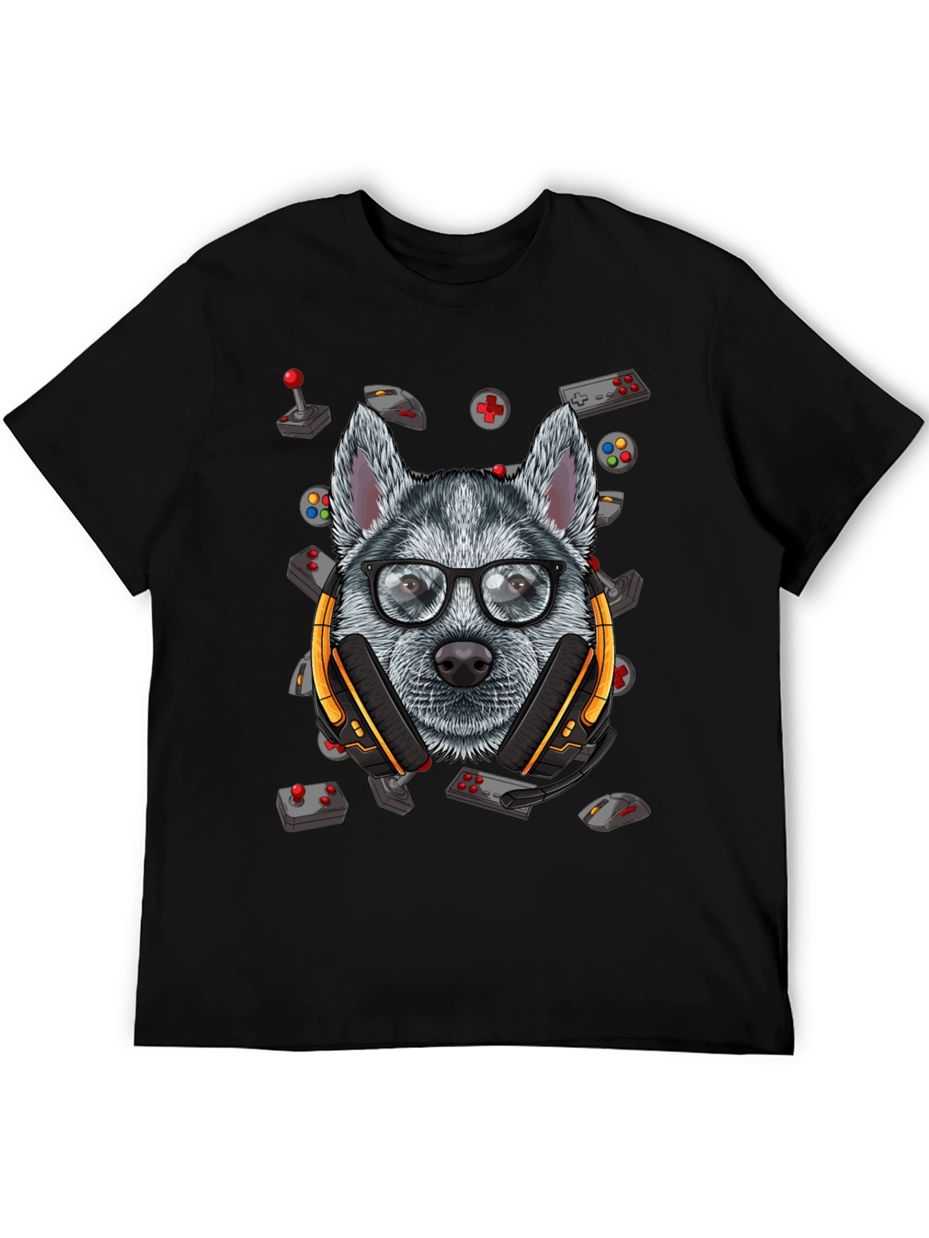 Gamer Dog T-Shirt - Cool Canine Gamer