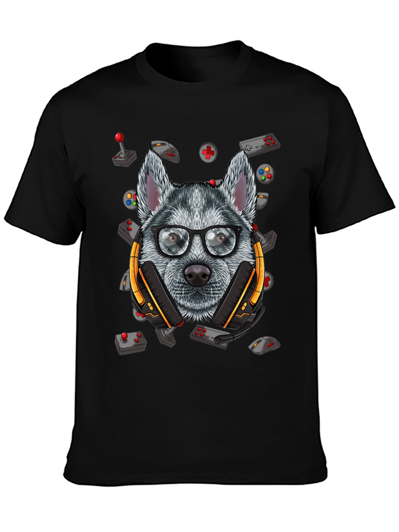 Gamer Dog T-Shirt - Cool Canine Gamer