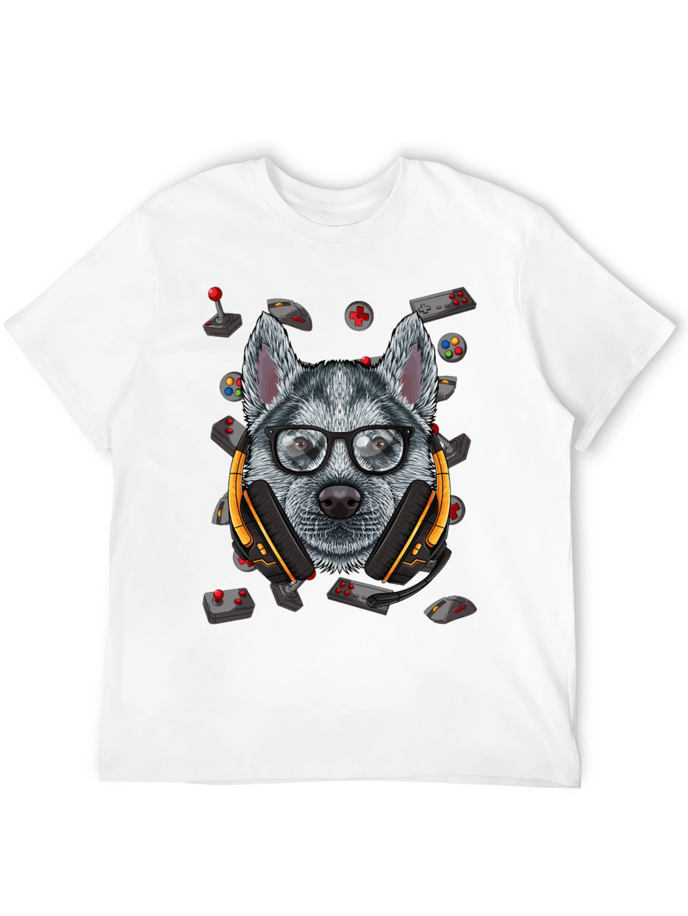 Gamer Dog T-Shirt - Cool Canine Gamer