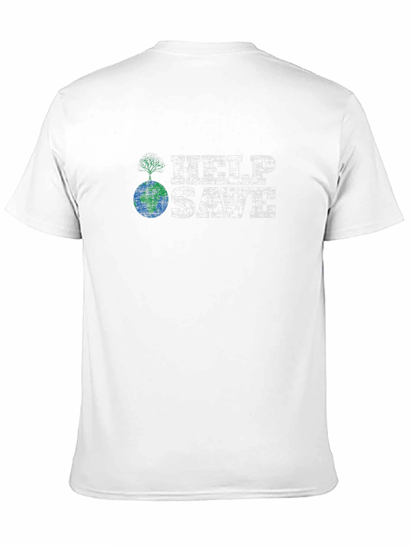 Help Save Earth Graphic T-Shirt - Black