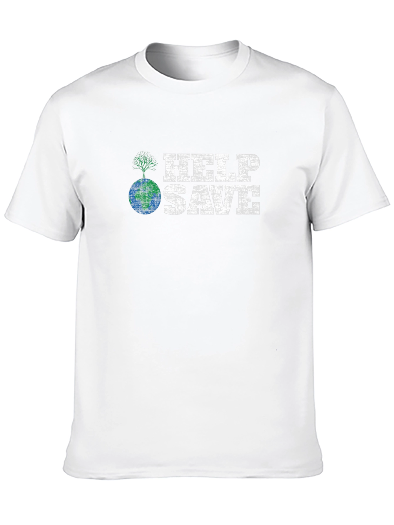 Help Save Earth Graphic T-Shirt - Black