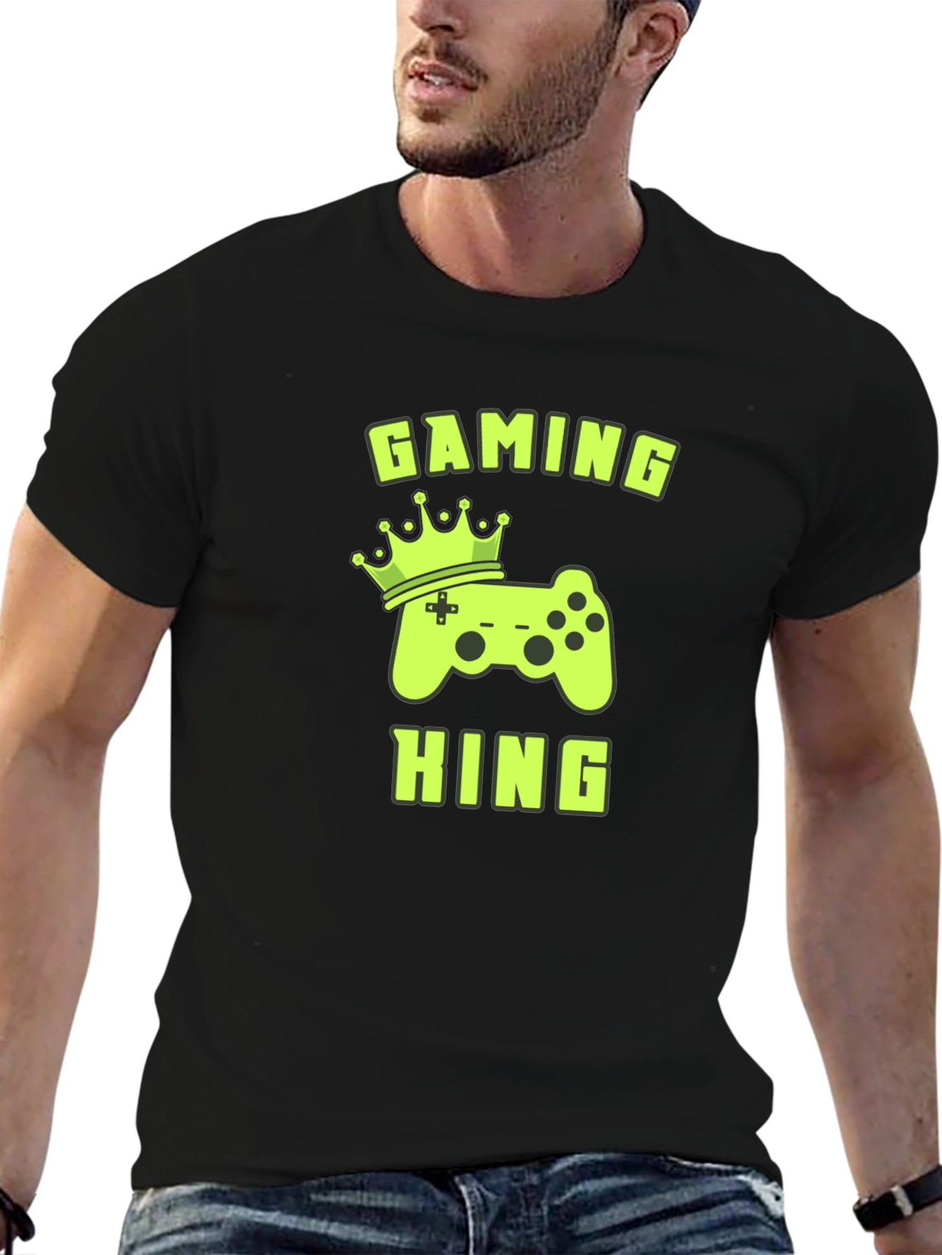 Gaming King Black T-Shirt