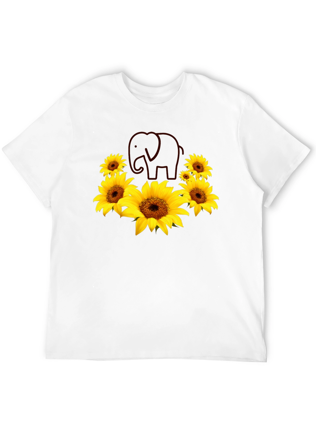 Sunflower Elephant Graphic Tee