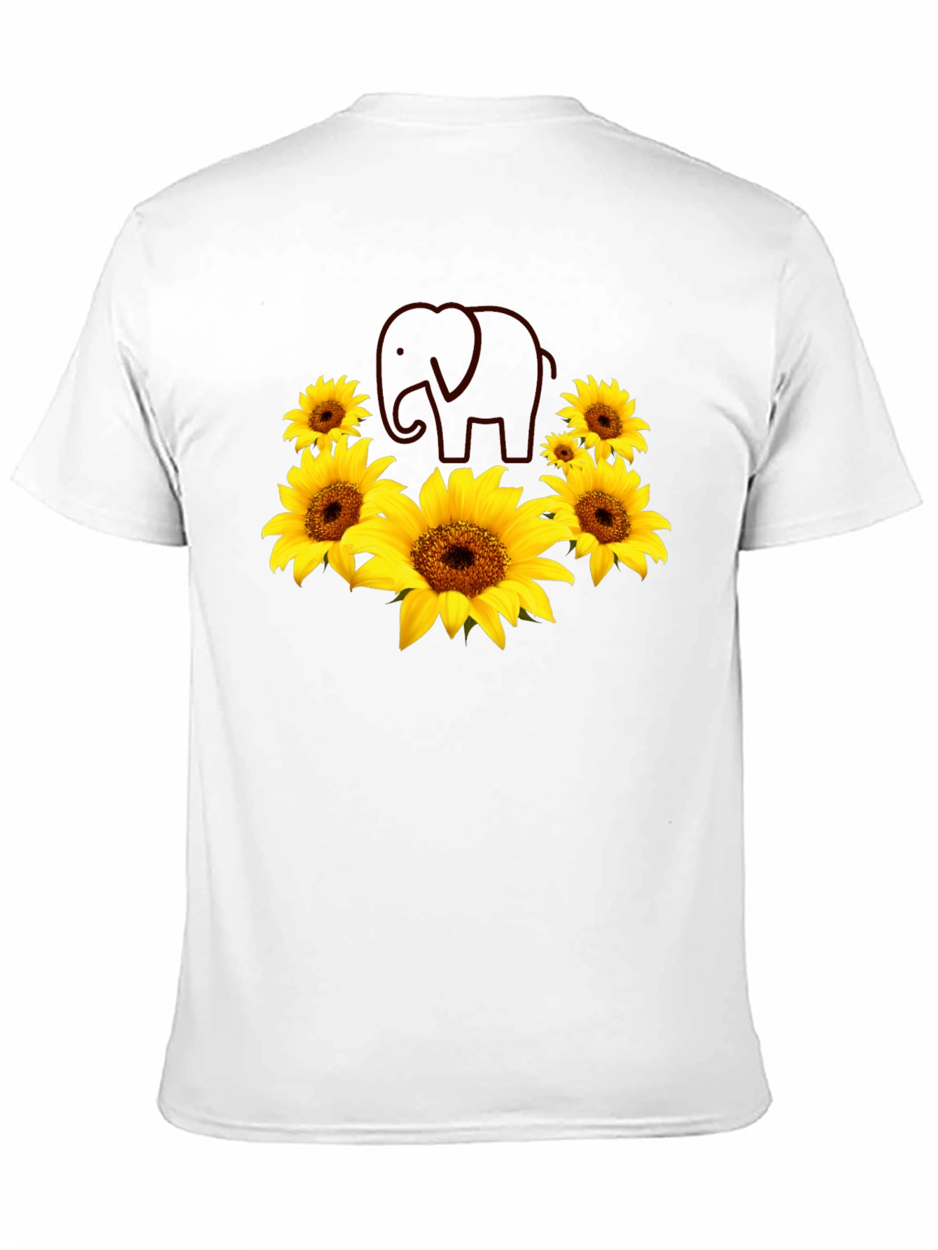 Sunflower Elephant Graphic Tee