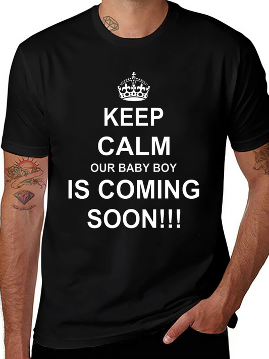 Keep Calm Baby Boy T-Shirt