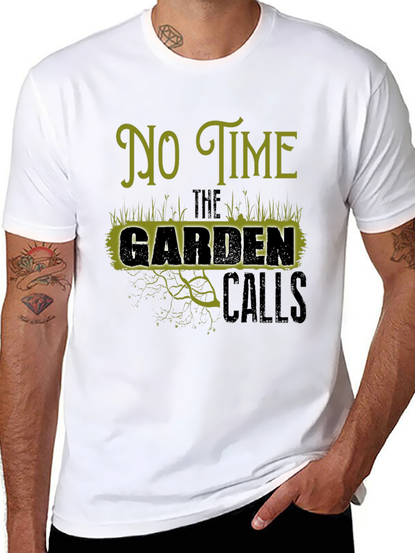 Gardening T-Shirt - No Time The Garden Calls