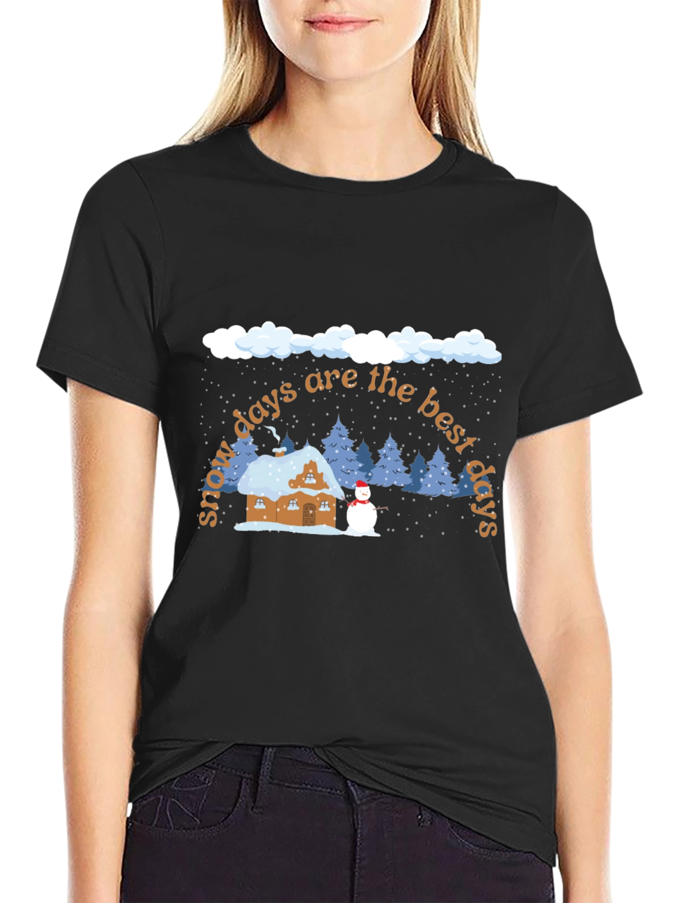 Snow Day Tee - Cozy Winter Graphic T-Shirt