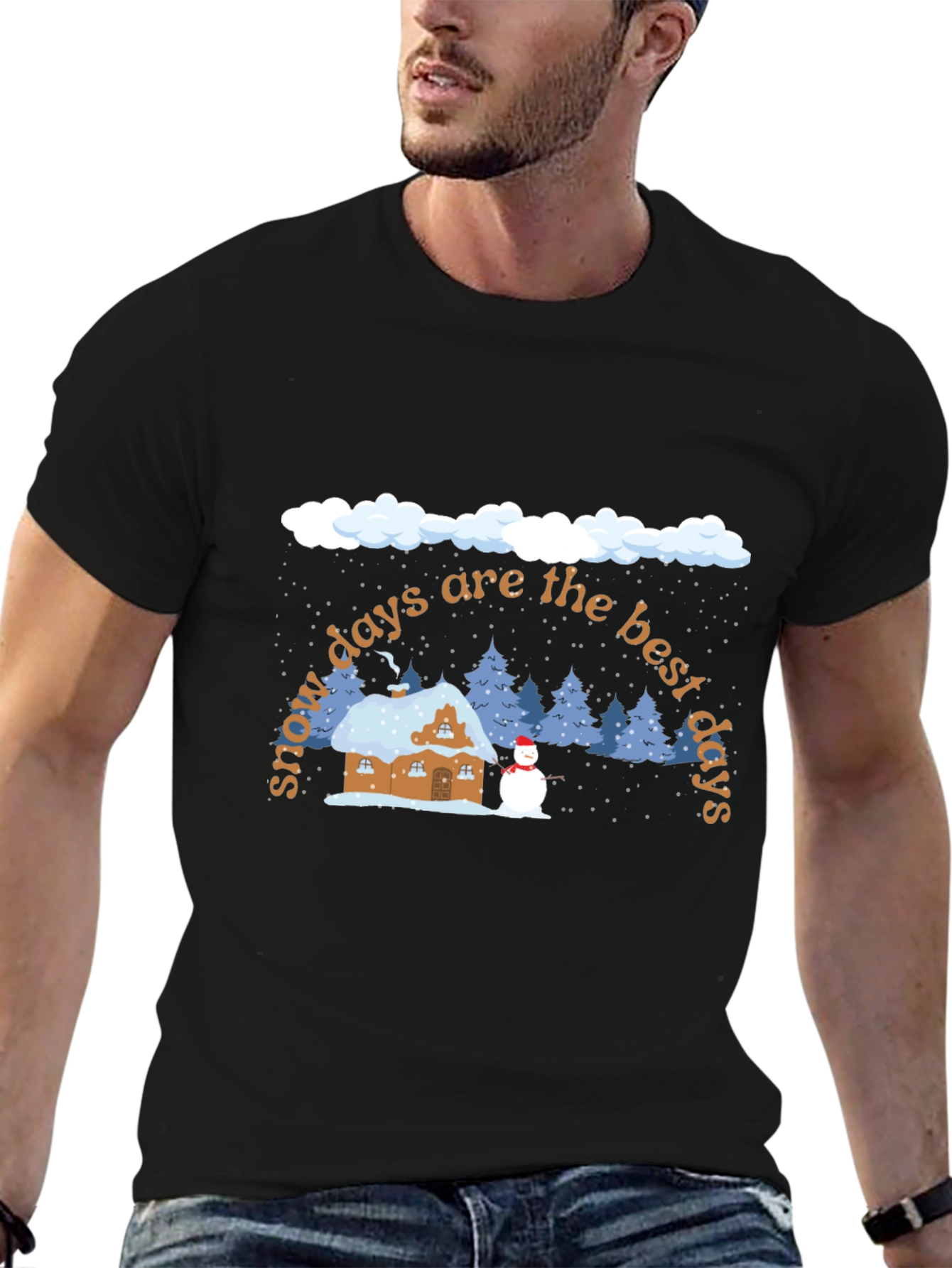 Snow Day Tee - Cozy Winter Graphic T-Shirt