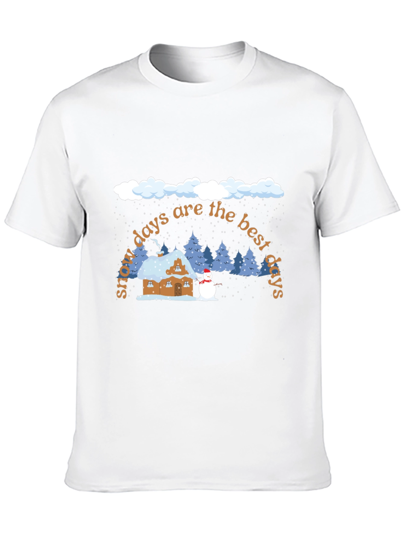 Snow Day Tee - Cozy Winter Graphic T-Shirt