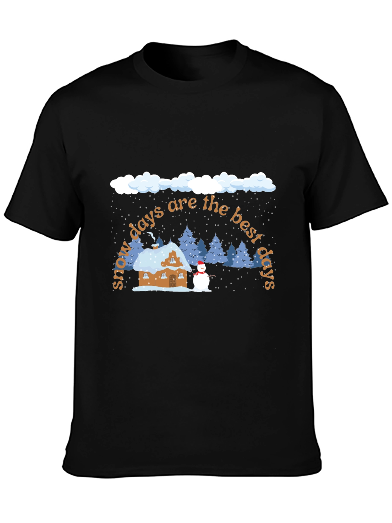 Snow Day Tee - Cozy Winter Graphic T-Shirt