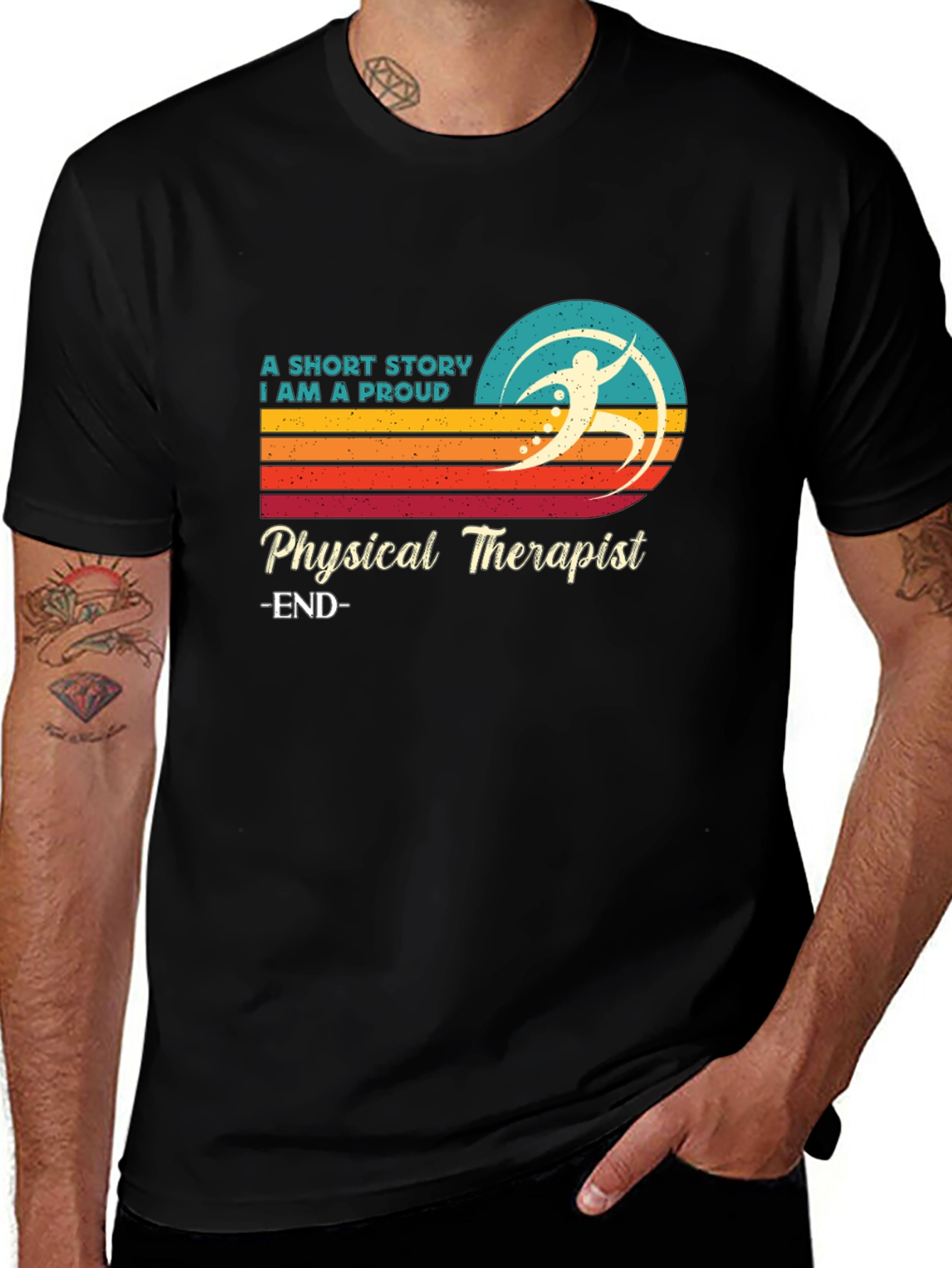 Physical Therapist Proud Retro T-Shirt