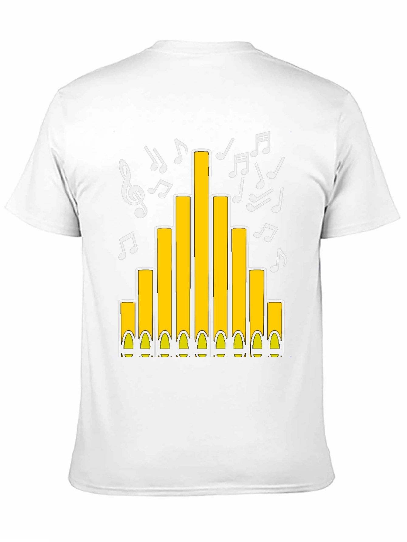 Musical Organ Graphic Tee - Black