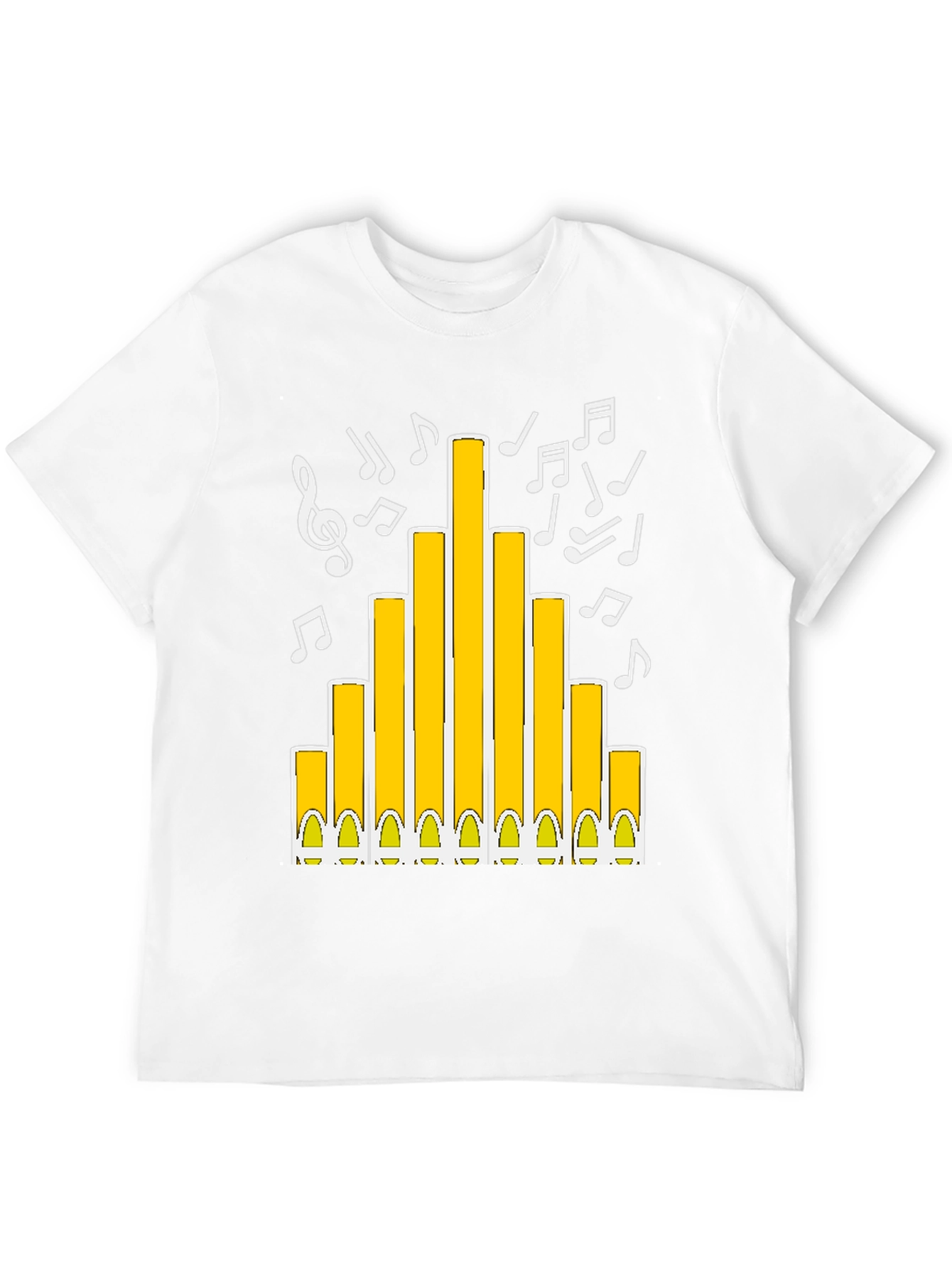 Musical Organ Graphic Tee - Black