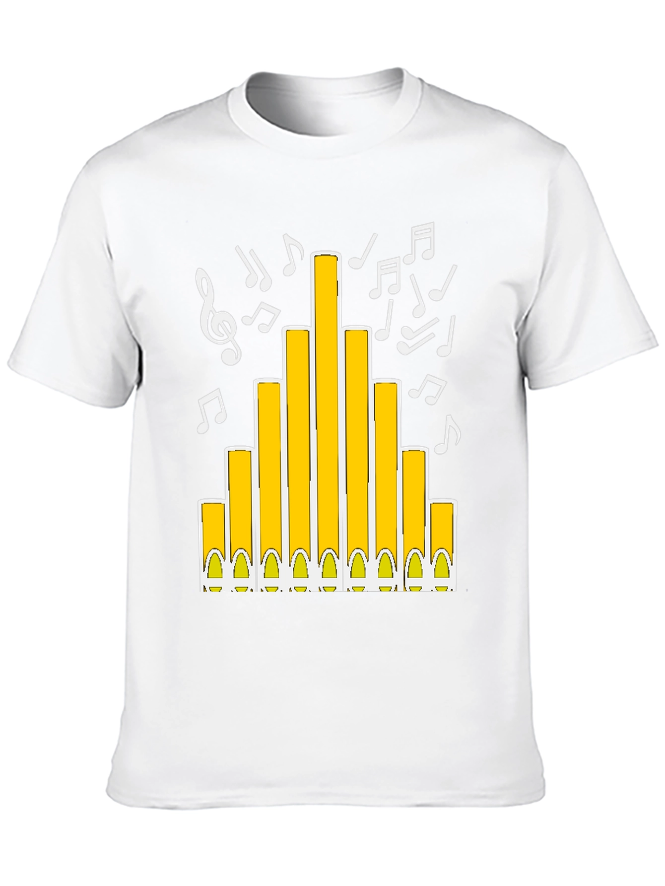 Musical Organ Graphic Tee - Black