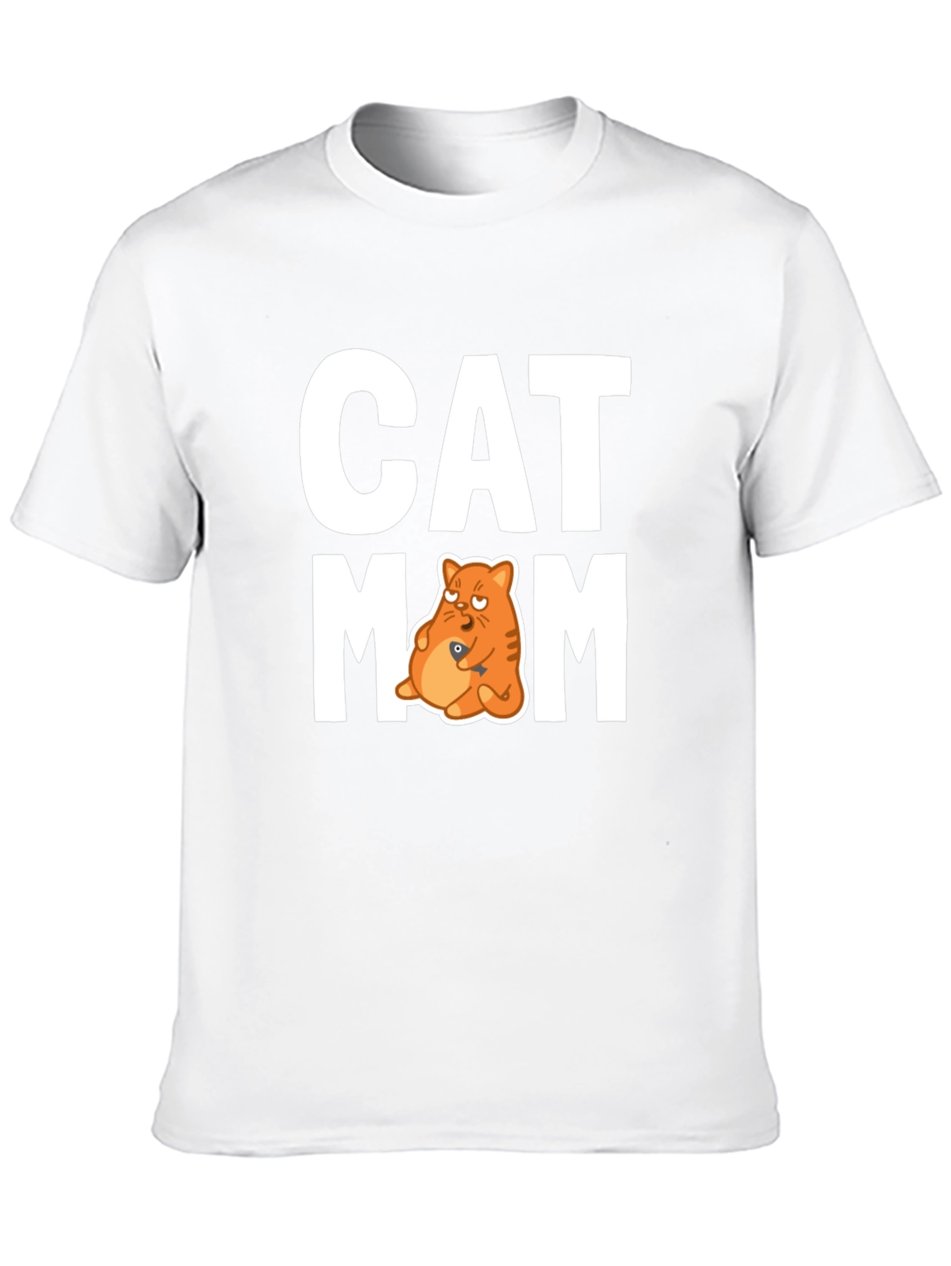 Cat Mom Graphic T-Shirt - Unisex Crew Neck Tee