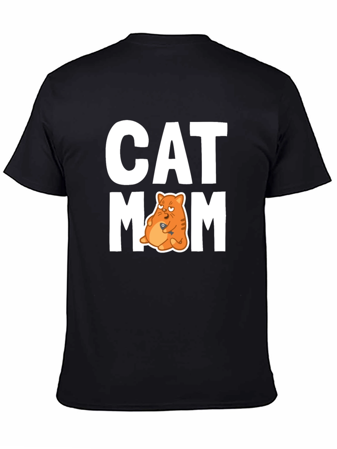 Cat Mom Graphic T-Shirt - Unisex Crew Neck Tee