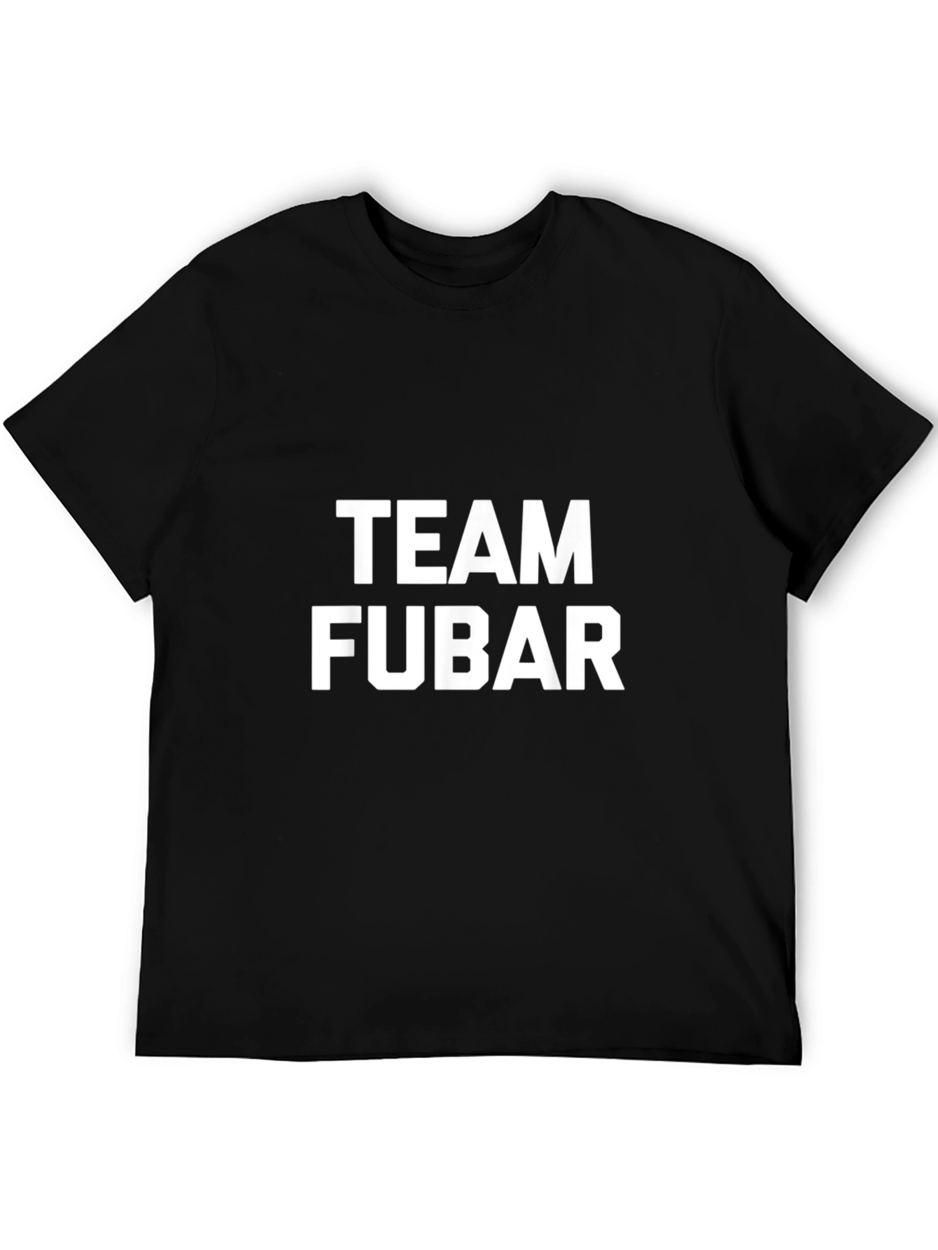 Team FUBAR Black Crewneck T-Shirt