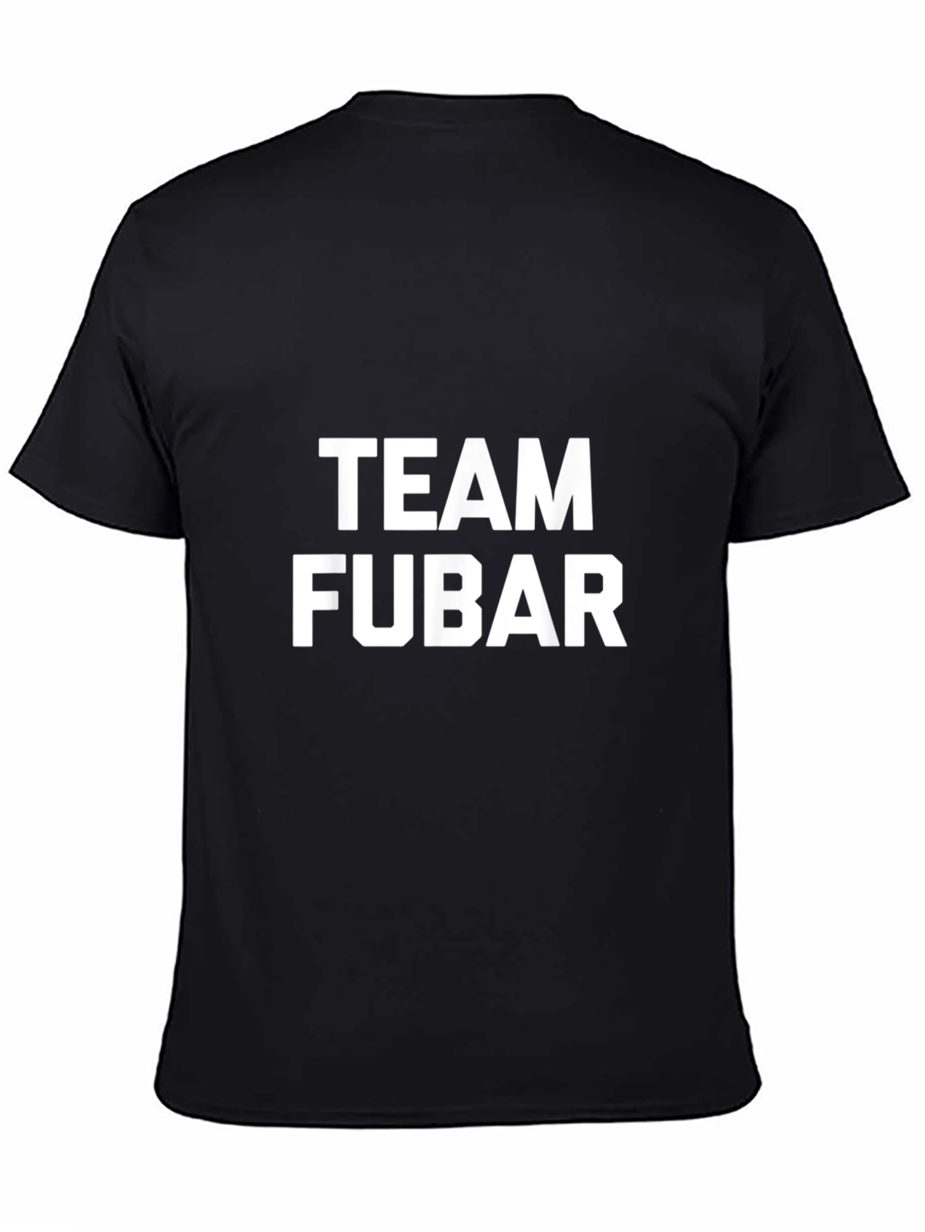 Team FUBAR Black Crewneck T-Shirt