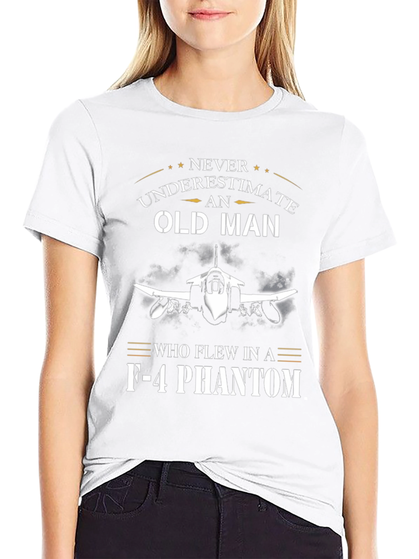 F-4 Phantom Old Man Graphic Tee