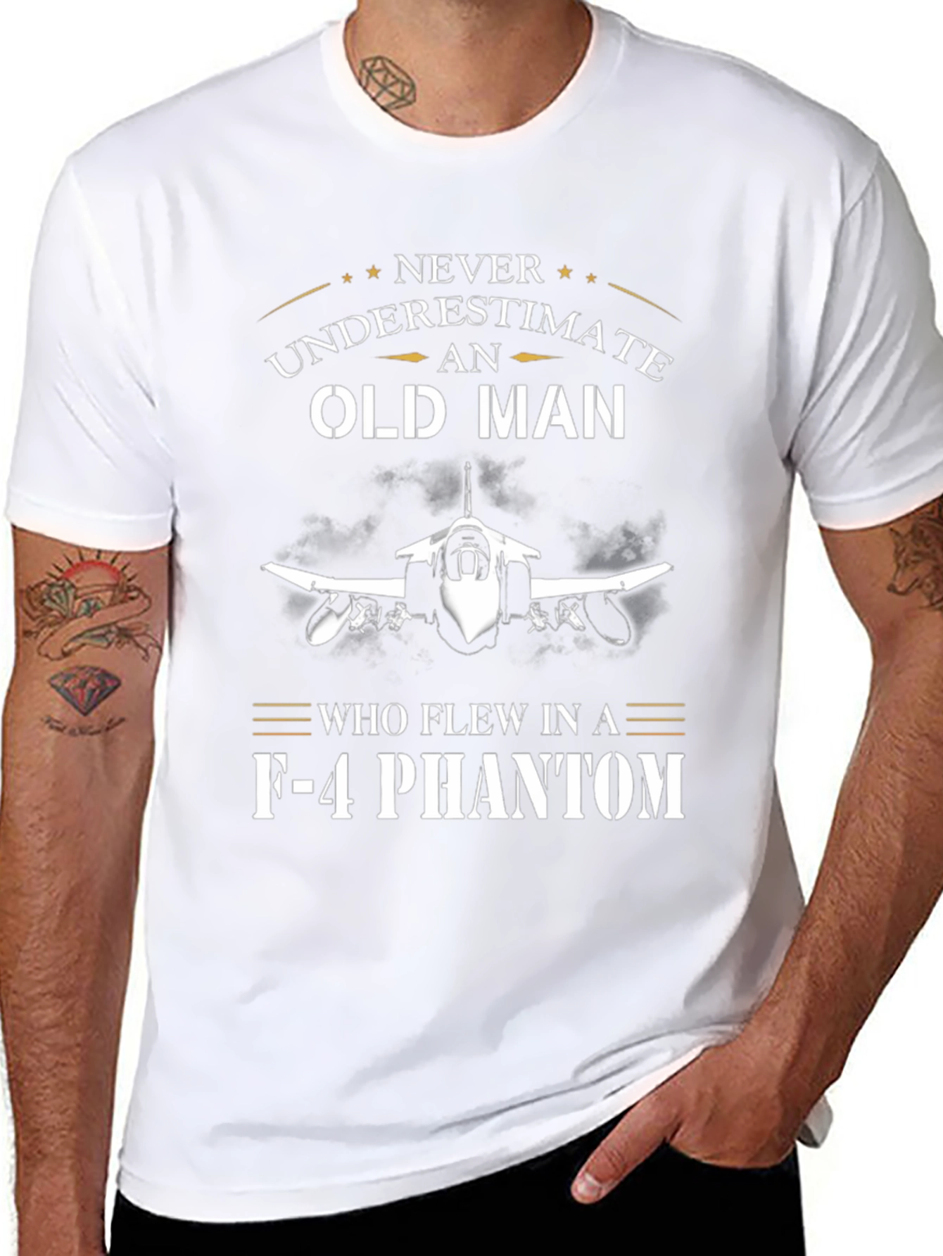 F-4 Phantom Old Man Graphic Tee