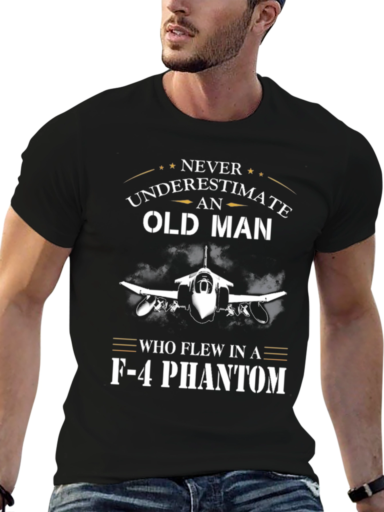 F-4 Phantom Old Man Graphic Tee