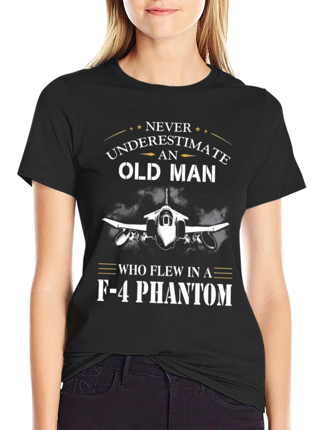 F-4 Phantom Old Man Graphic Tee