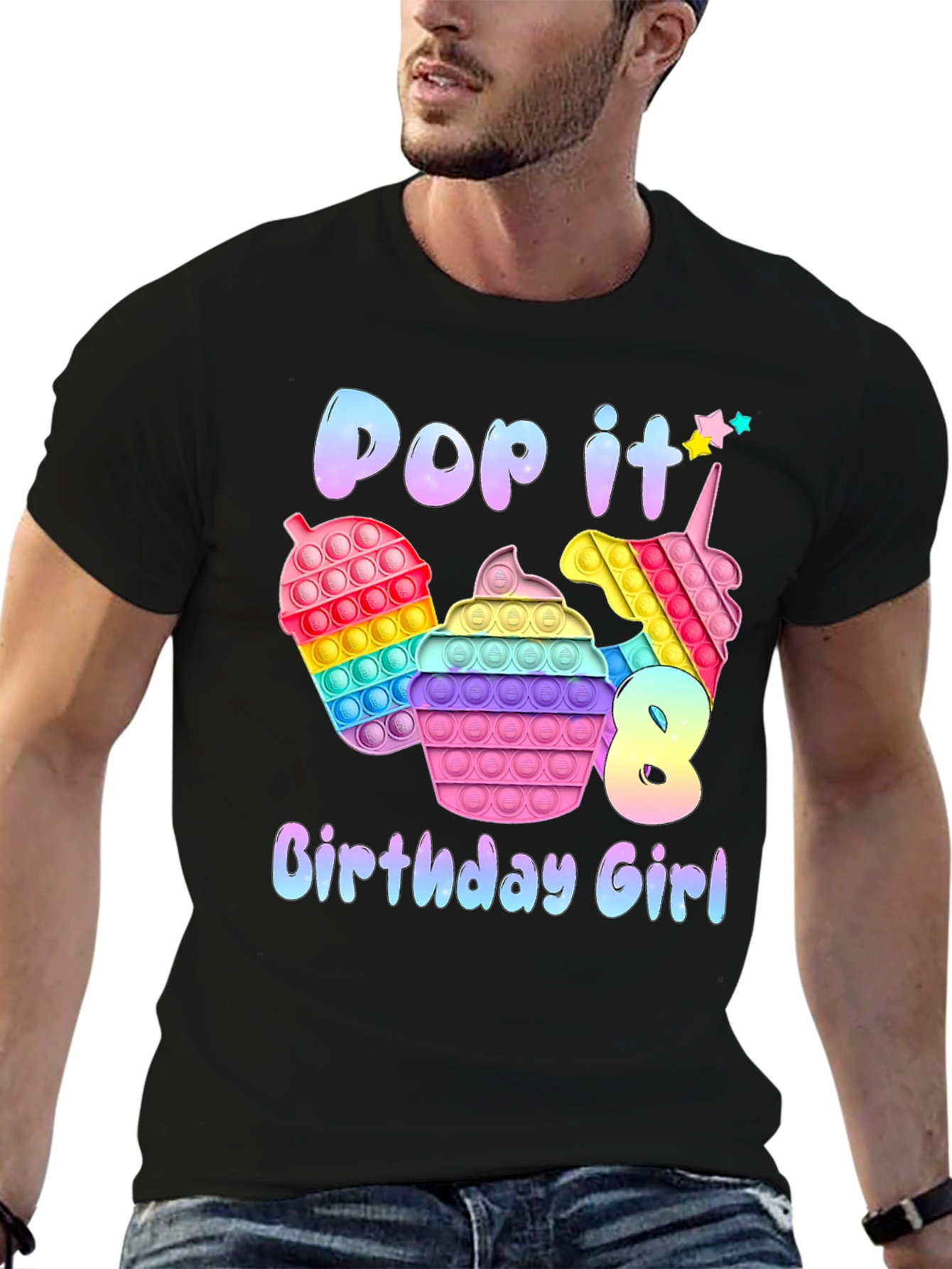 Pop It Birthday Girl T-Shirt