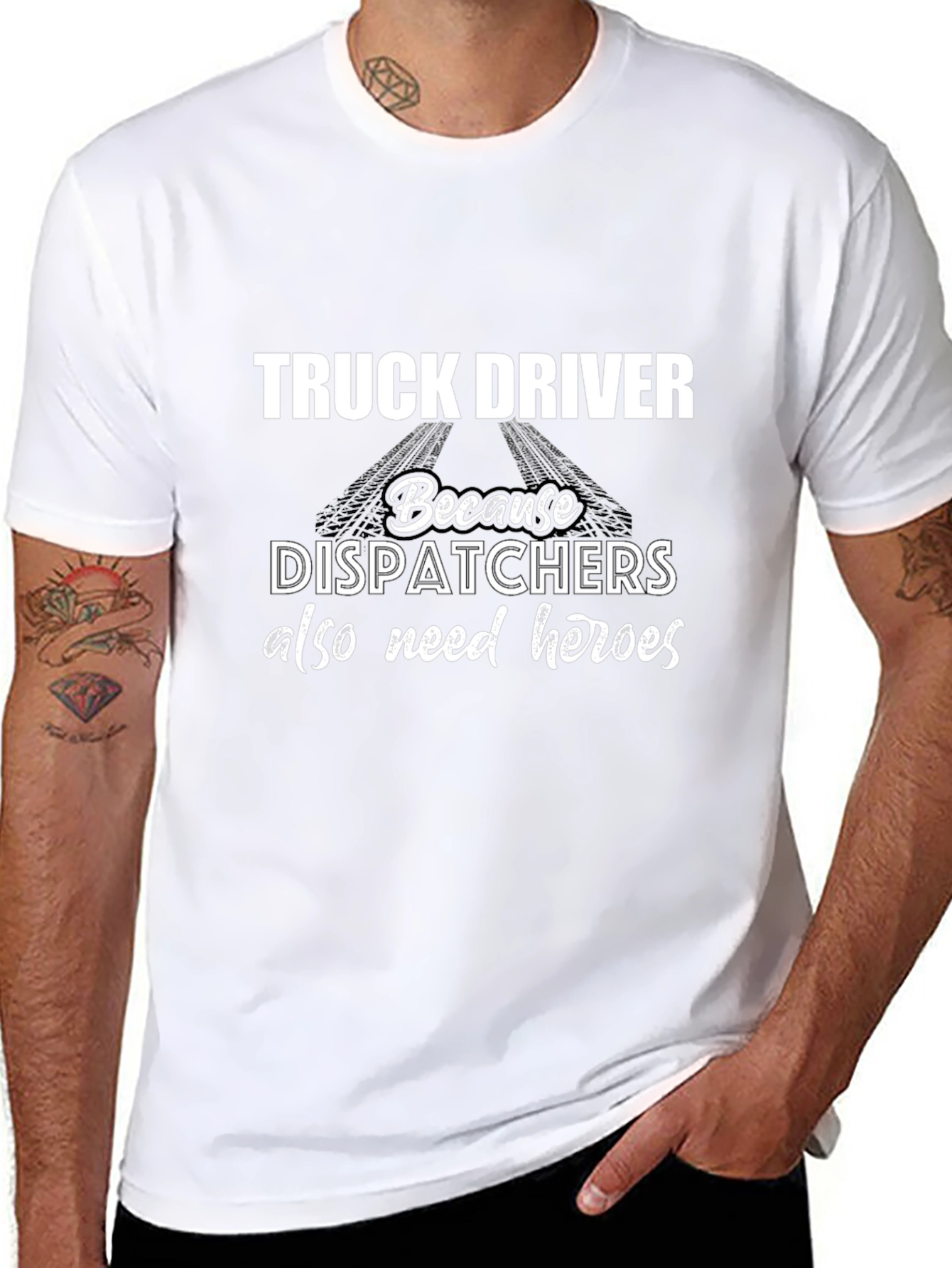Truck Driver Hero Tee - Dispatcher Support