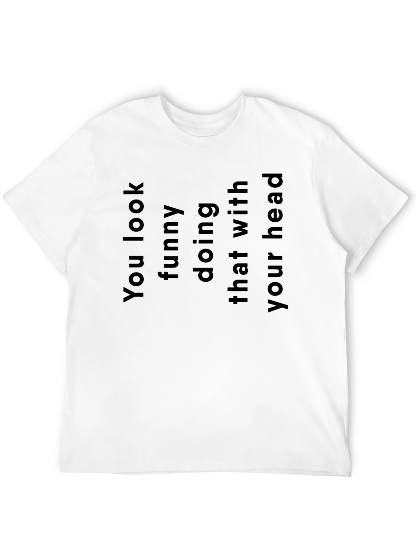 Funny Head T-Shirt | Graphic Novelty Tee