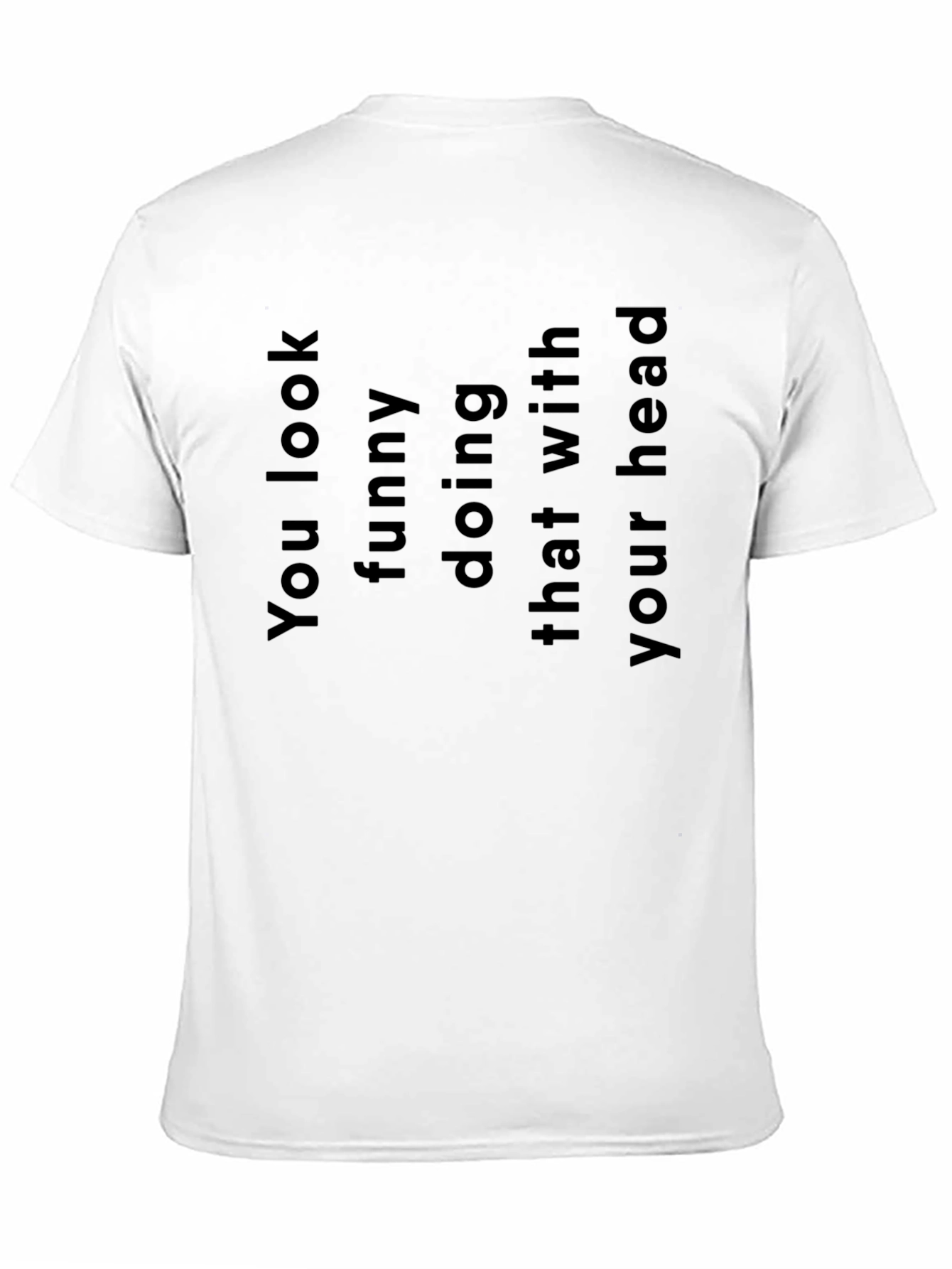 Funny Head T-Shirt | Graphic Novelty Tee