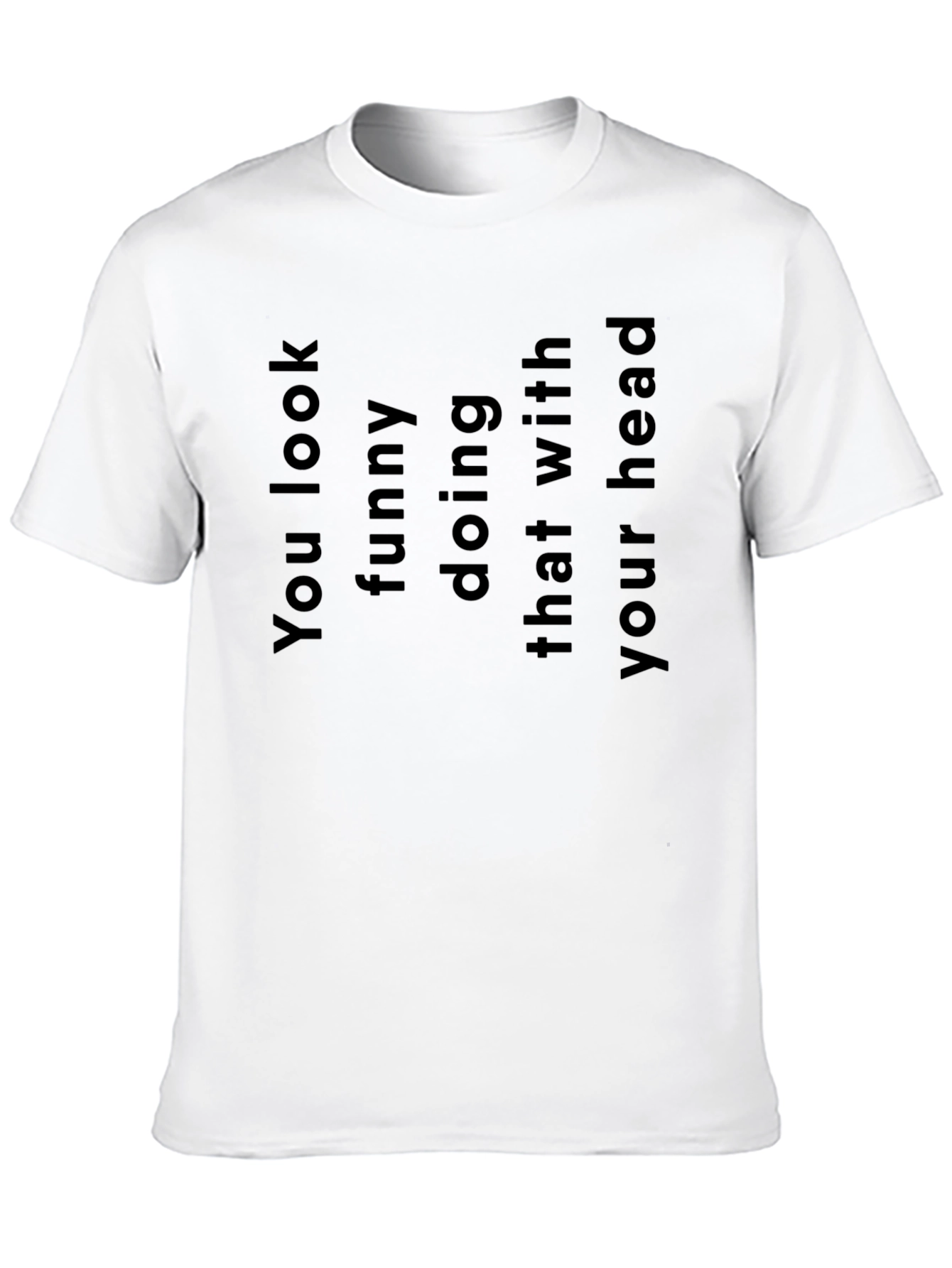Funny Head T-Shirt | Graphic Novelty Tee