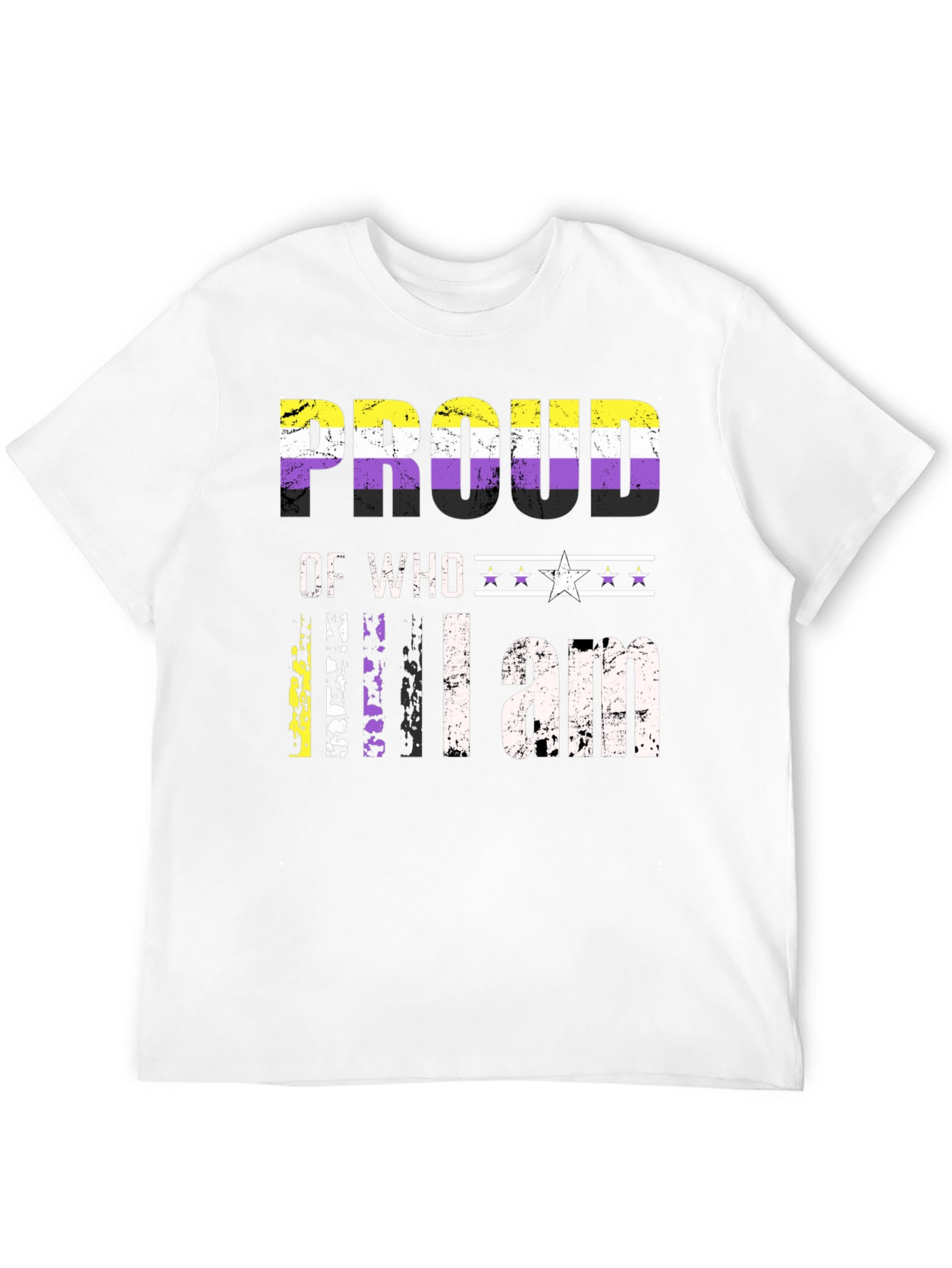 Proud of Who I am Nonbinary T-Shirt