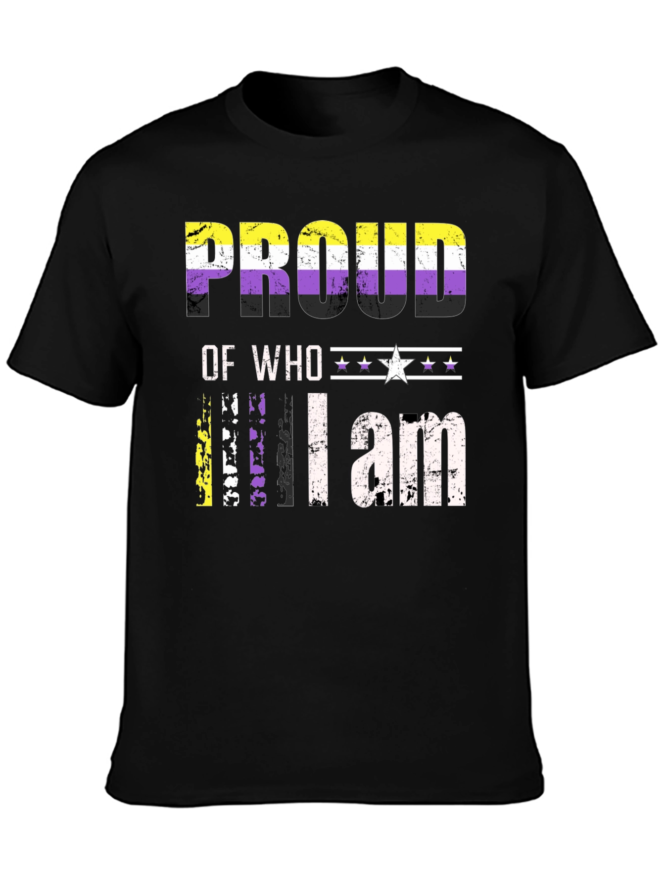 Proud of Who I am Nonbinary T-Shirt