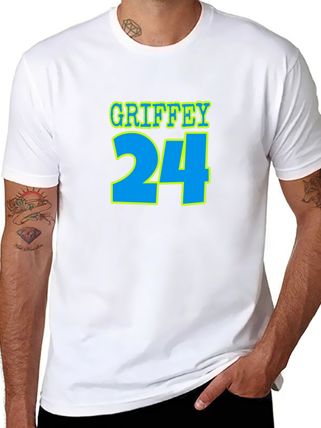 Griffey 24 Graphic Tee - Black