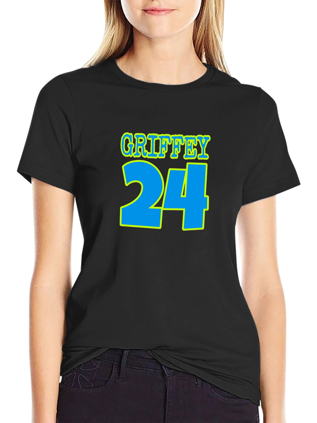 Griffey 24 Graphic Tee - Black