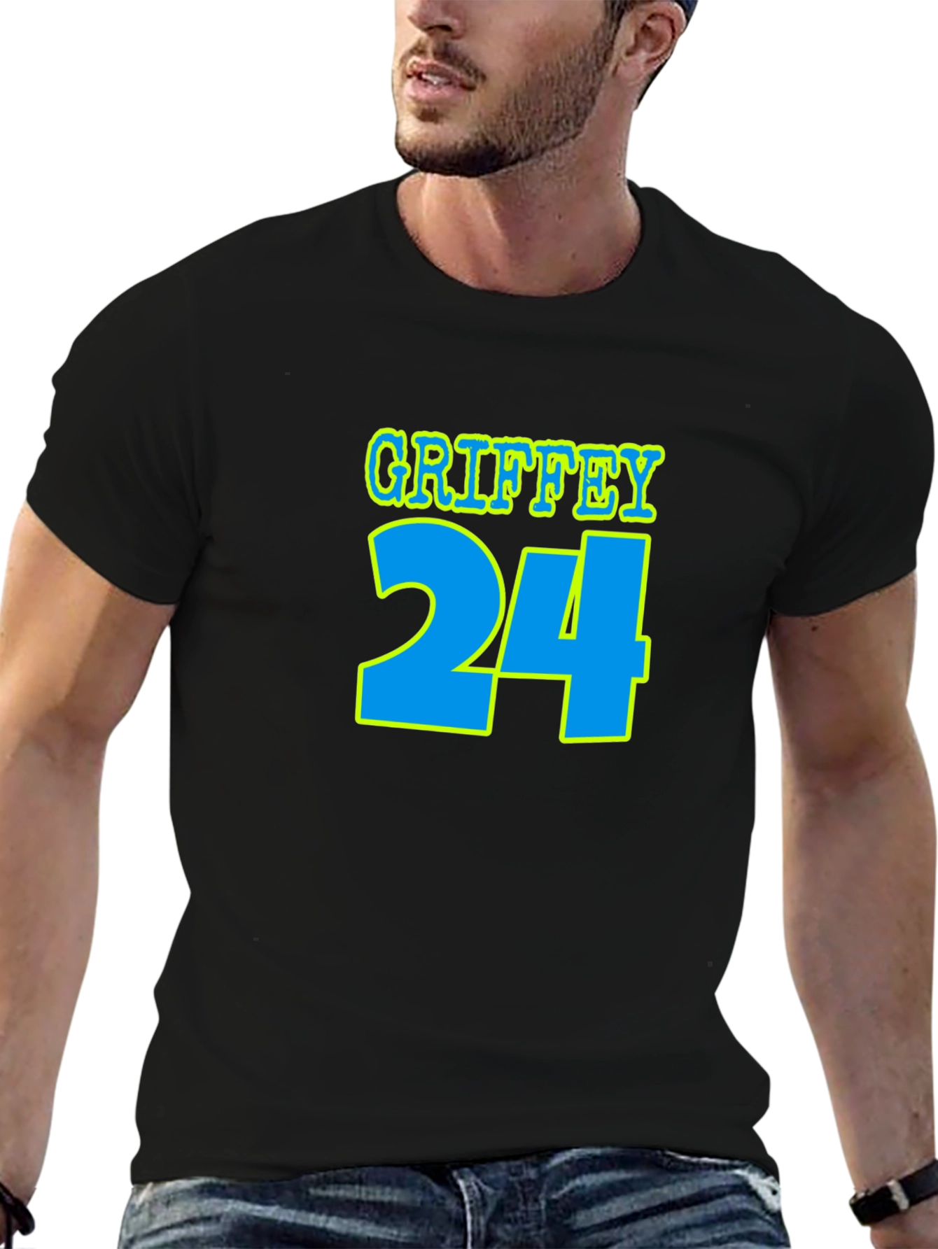 Griffey 24 Graphic Tee - Black