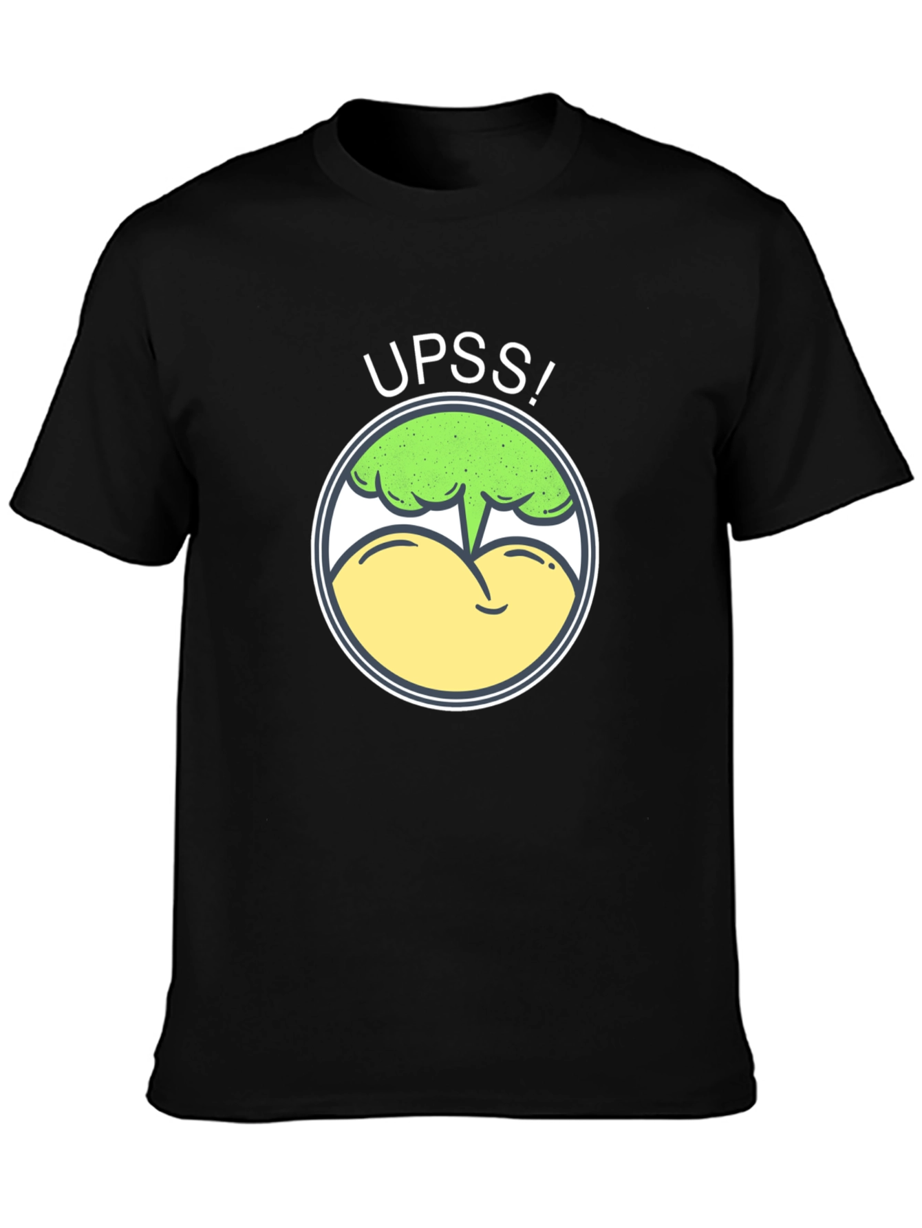 Funny UPSS! Broccoli Butt T-Shirt - Humor Tee