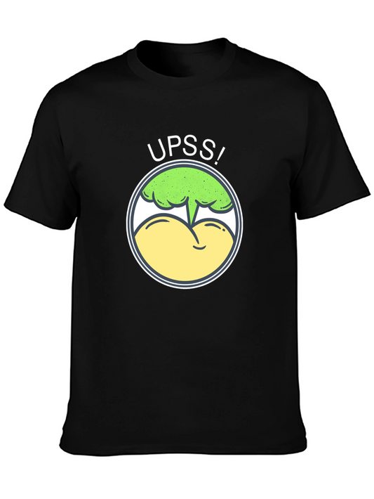 Funny UPSS! Broccoli Butt T-Shirt - Humor Tee
